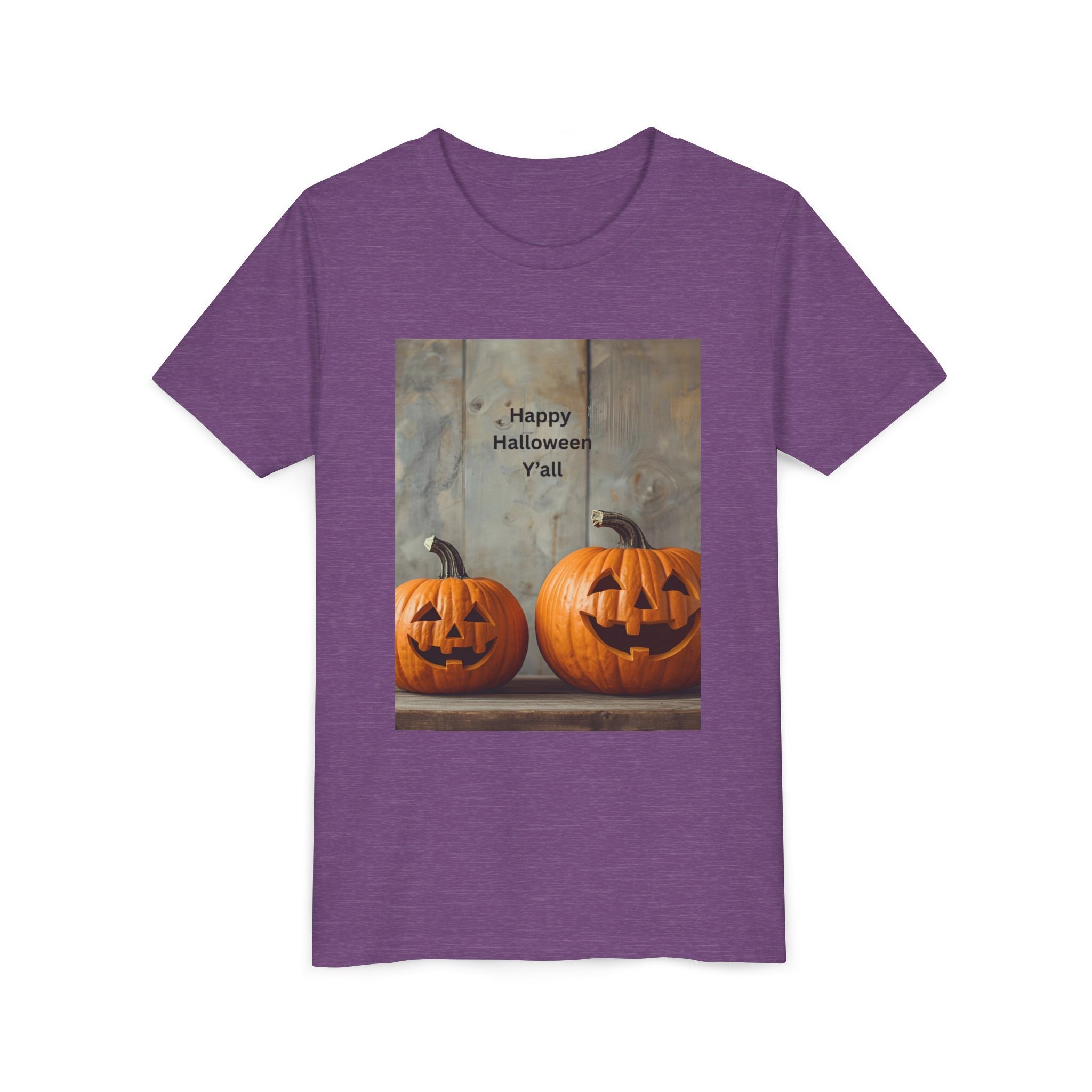 Halloween Pumpkin Youth Tee, Spooky Kids Shirt, Pumpkin Graphic Tee, Fall Celebration Gift, Trick or Treat Outfit