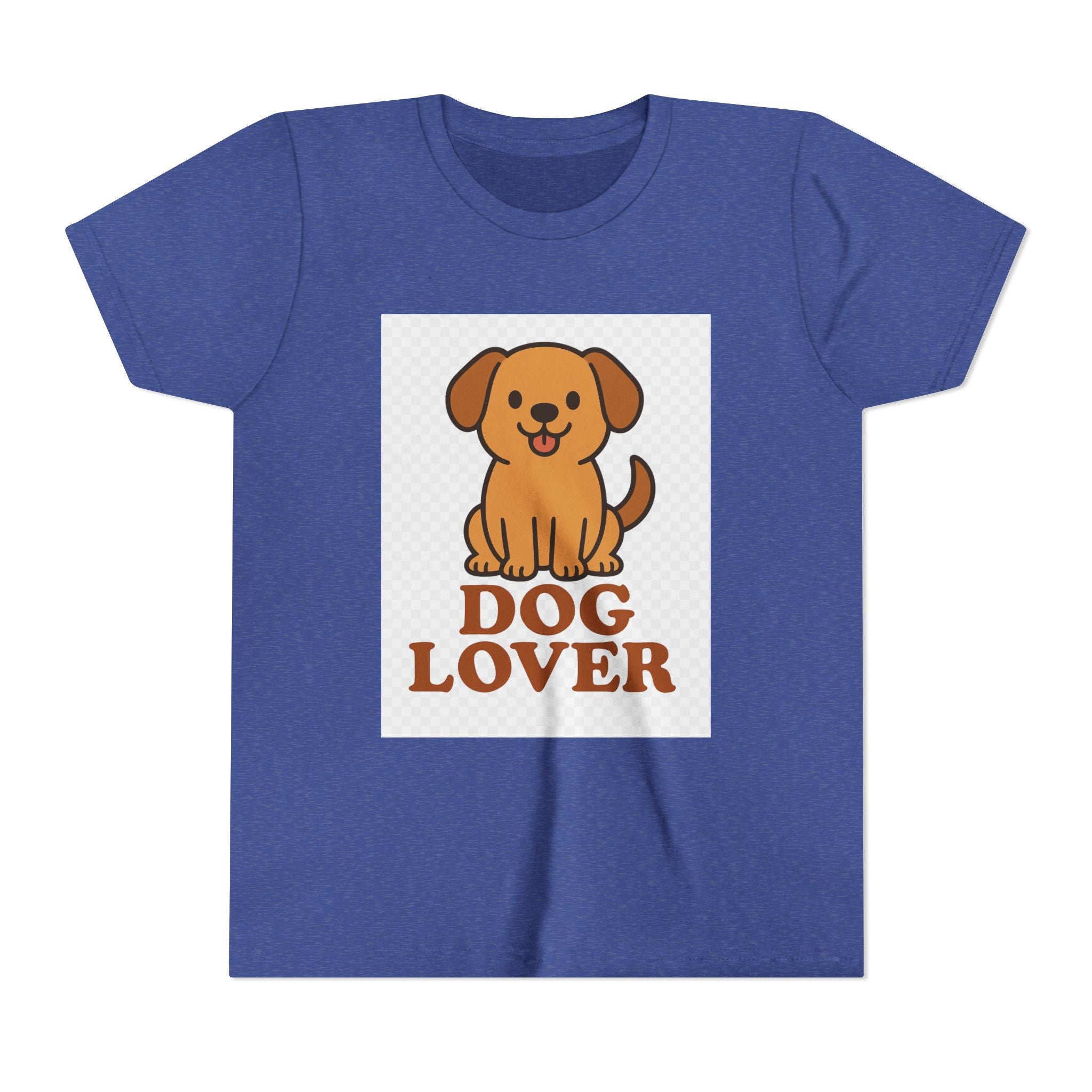 Cute Dog Lover Youth T-Shirt, Pet Lover Gift, Animal Tee, Kids Dog Shirt, Birthday Present for Kids, Fun Youth Apparel