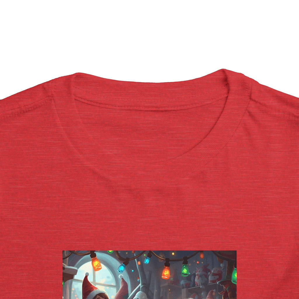 Christmas Toddler Tee, Cute Holiday Shirt, Elf Design, Kids Christmas Outfit, Fun Xmas Gift, Toddler Apparel