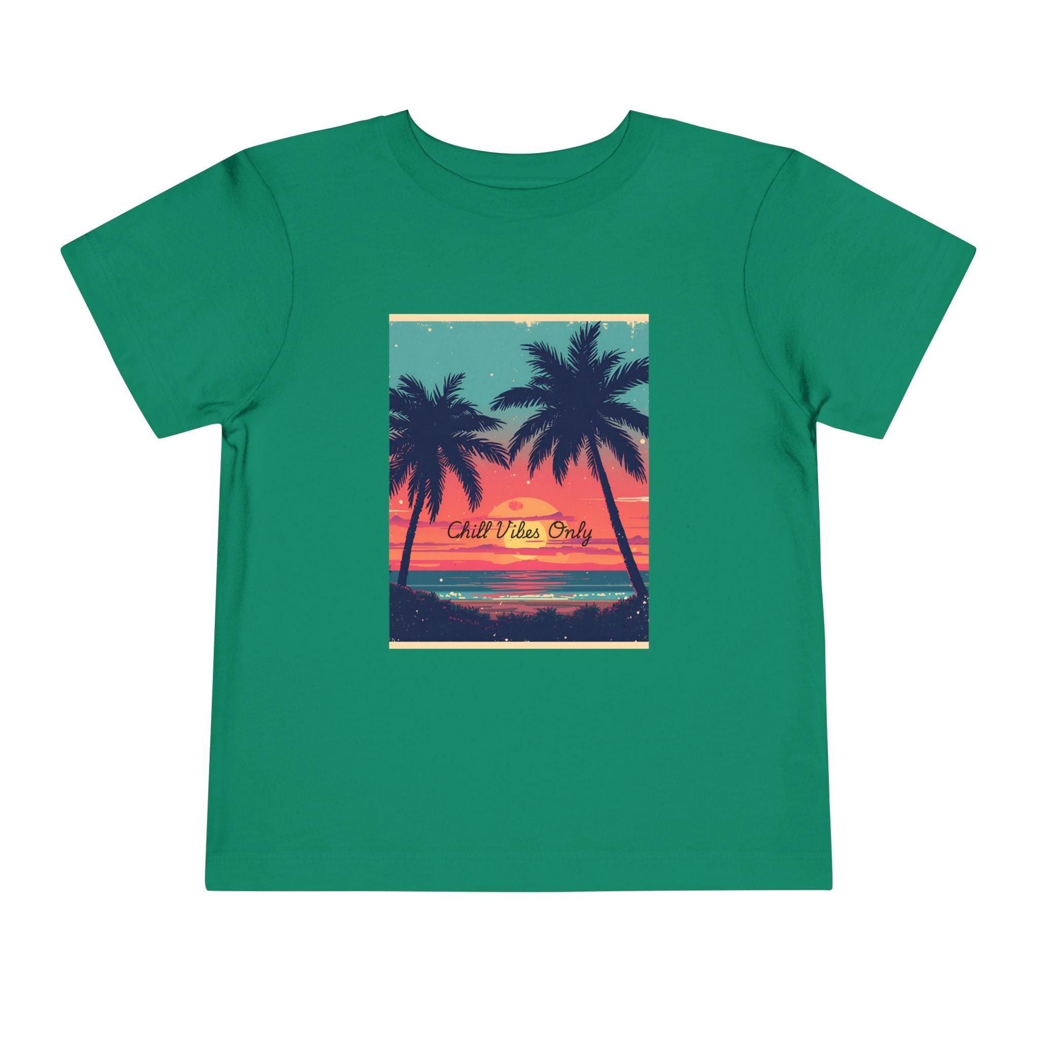 Tropical Sunset Toddler Short Sleeve Tee