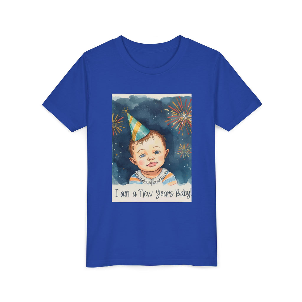 I Am A New Years Baby Youth Short Sleeve Tee
