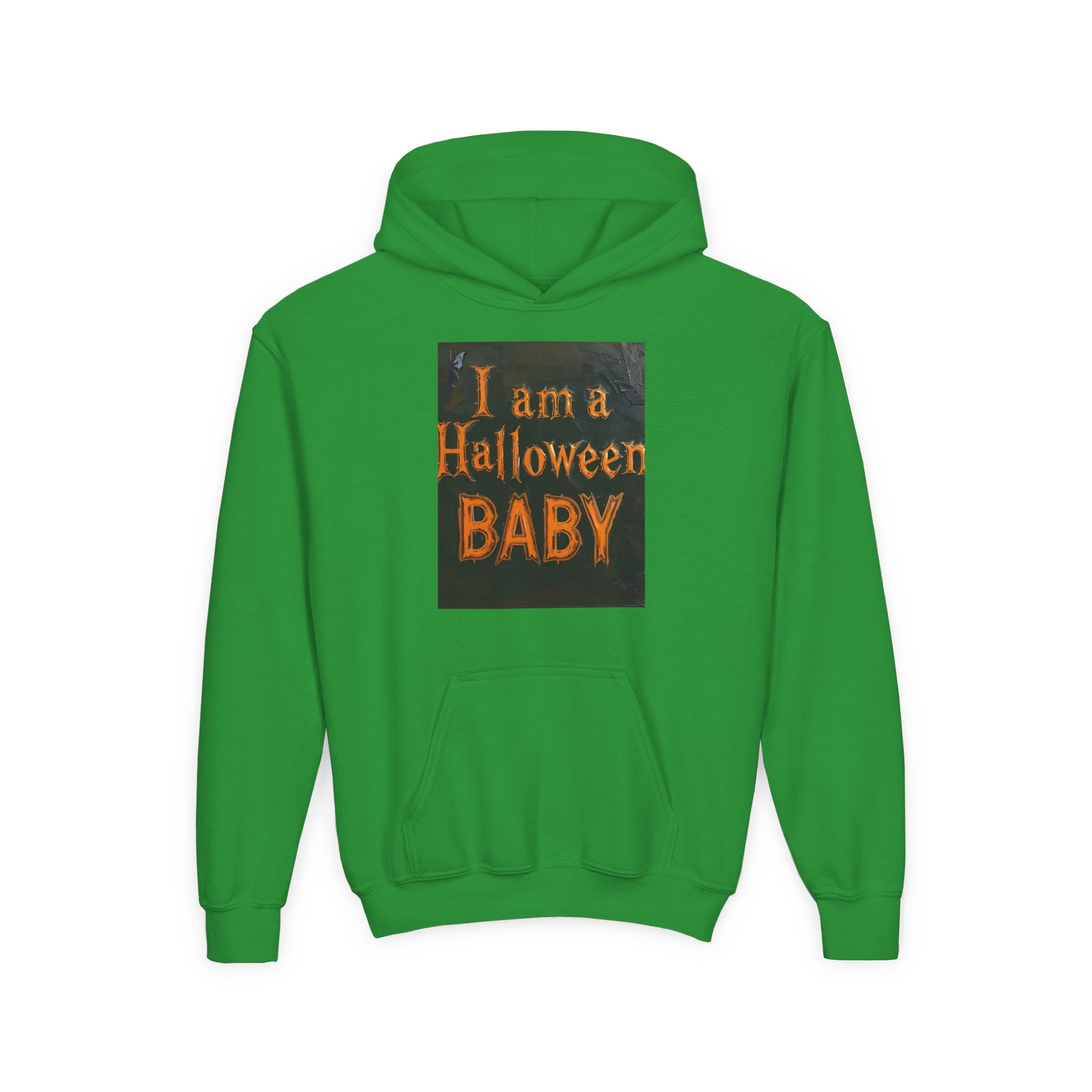 I Am A Halloween Baby Youth Heavy Blend Hooded Sweatshirt