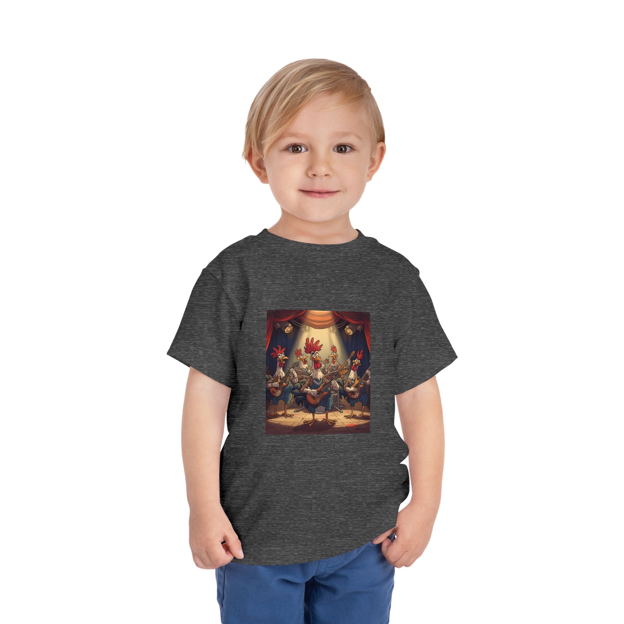 Chicken Funny Toddler Short Sleeve Tee