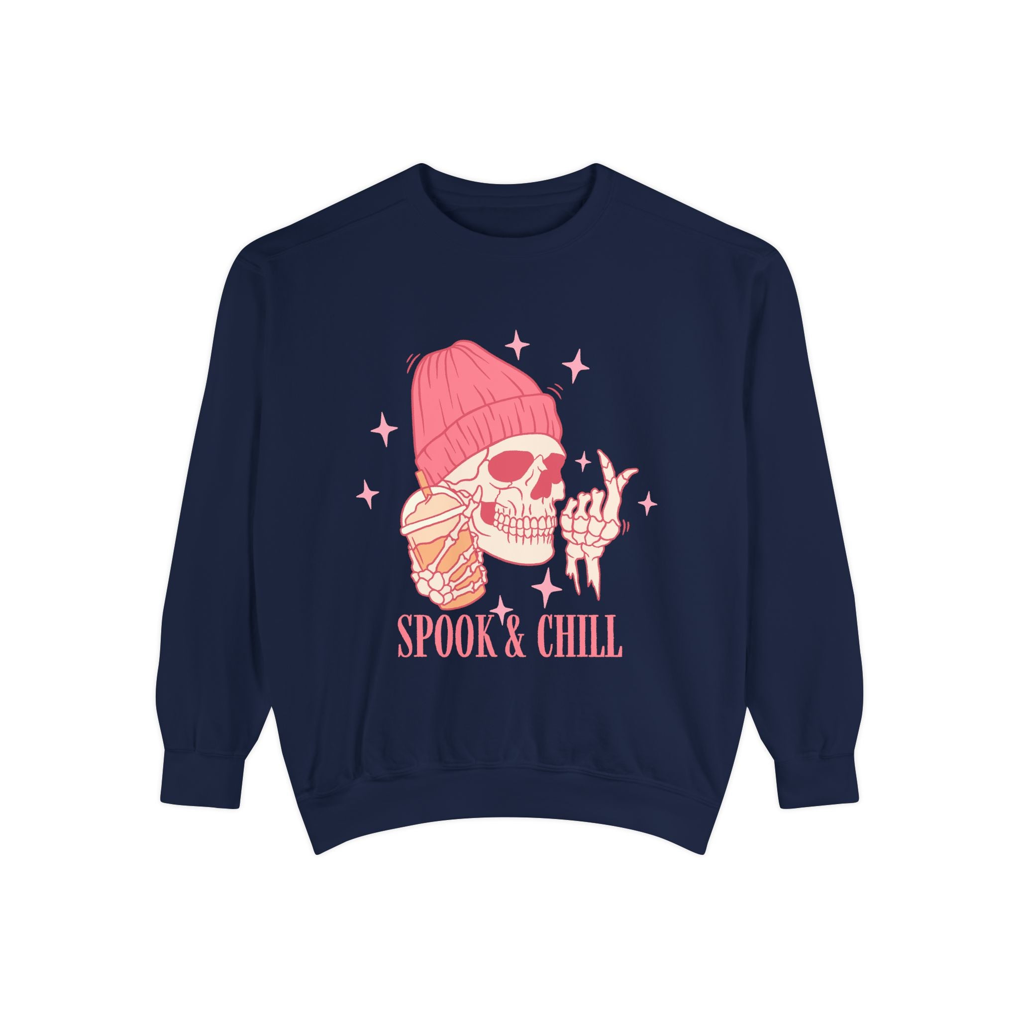 Spook & Chill Unisex Garment-Dyed Sweatshirt