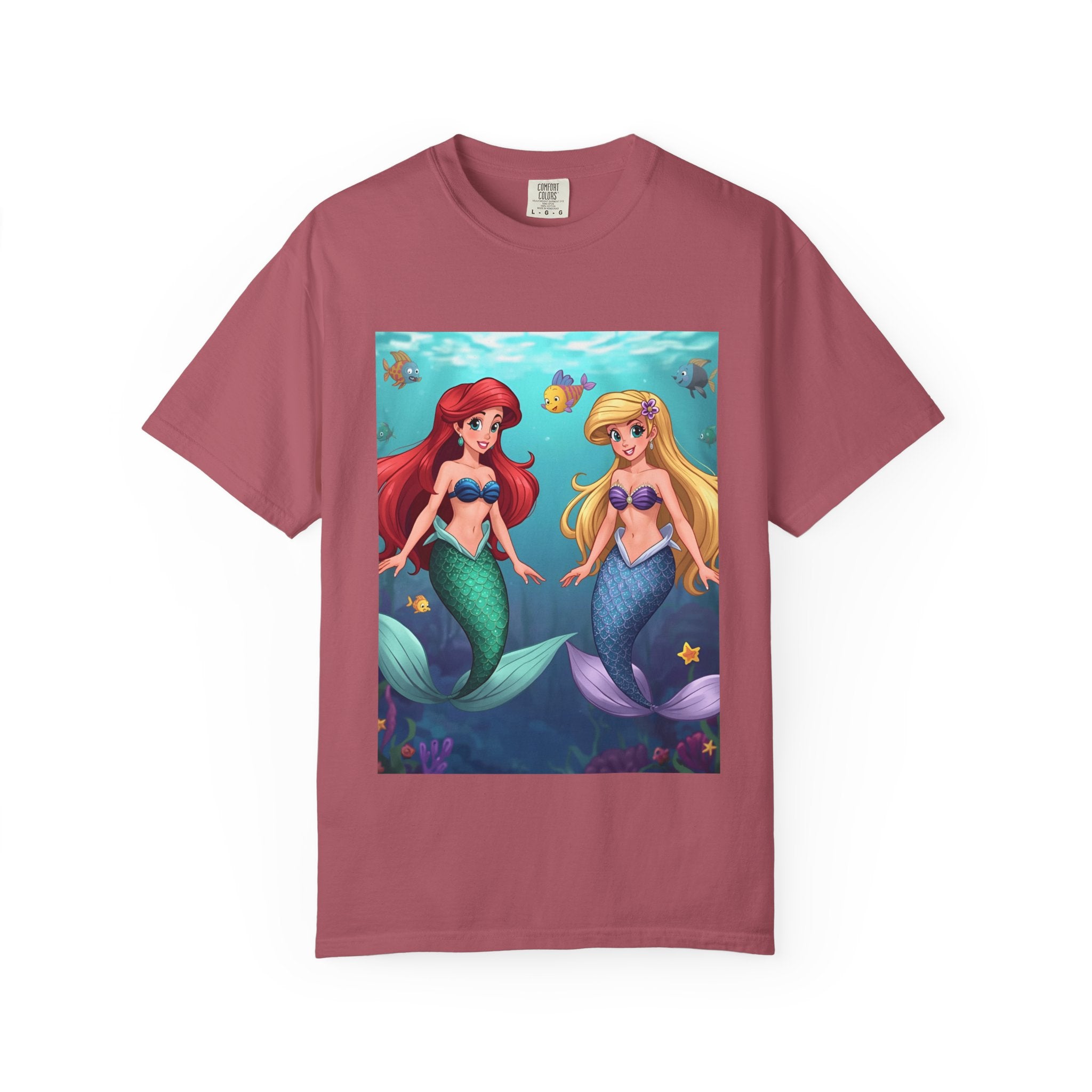 Mermaid Unisex Garment-Dyed T-shirt