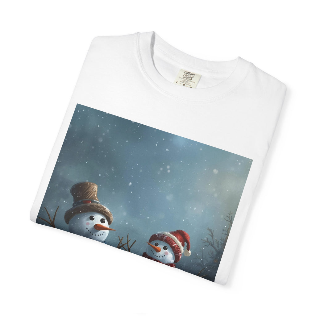 Christmas Winter Snowman T-Shirt, Festive Holiday Tee, Family Holiday Shirt, Cozy Winter Outfit, Seasonal Gift Idea