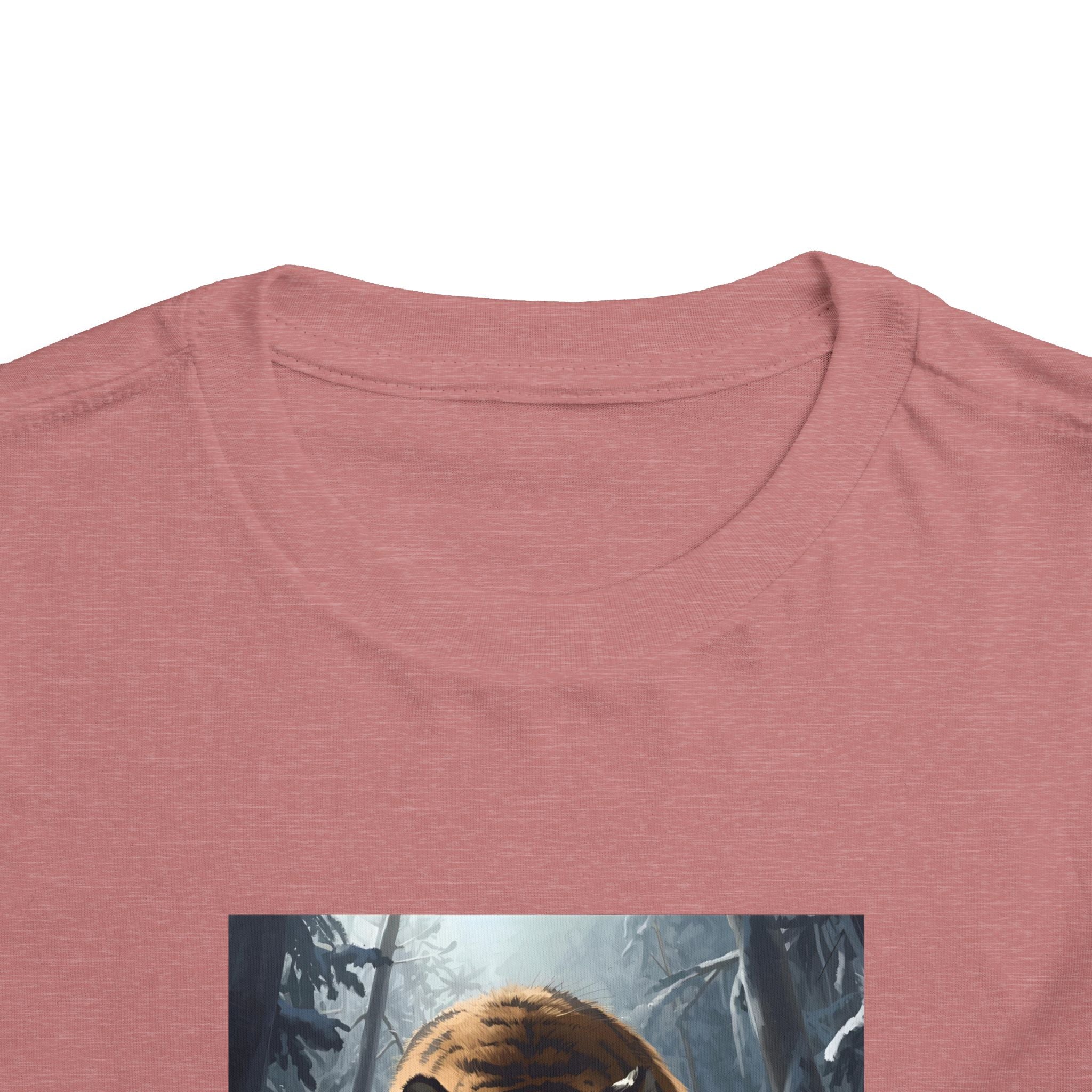 Tiger Roar Snow Toddler Short Sleeve Tee