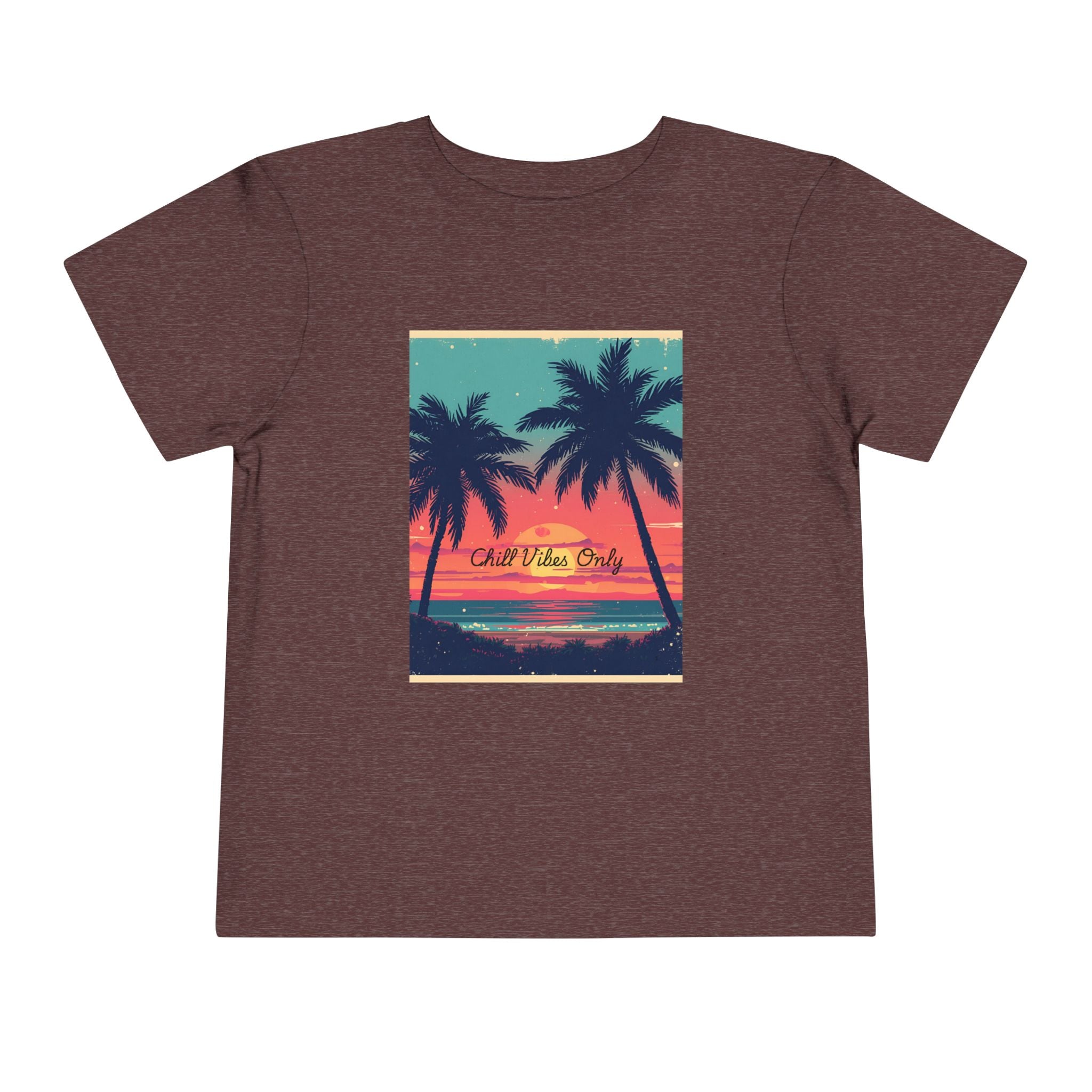 Tropical Sunset Toddler Short Sleeve Tee