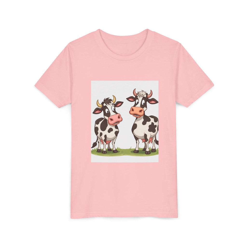 Cute Cows Youth Short Sleeve Tee
