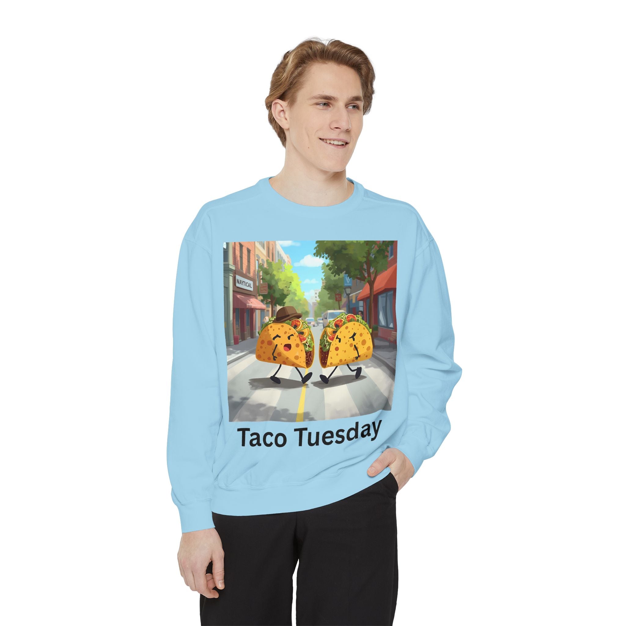 Taco Tuesday Unisex Garment-Dyed Sweatshirt