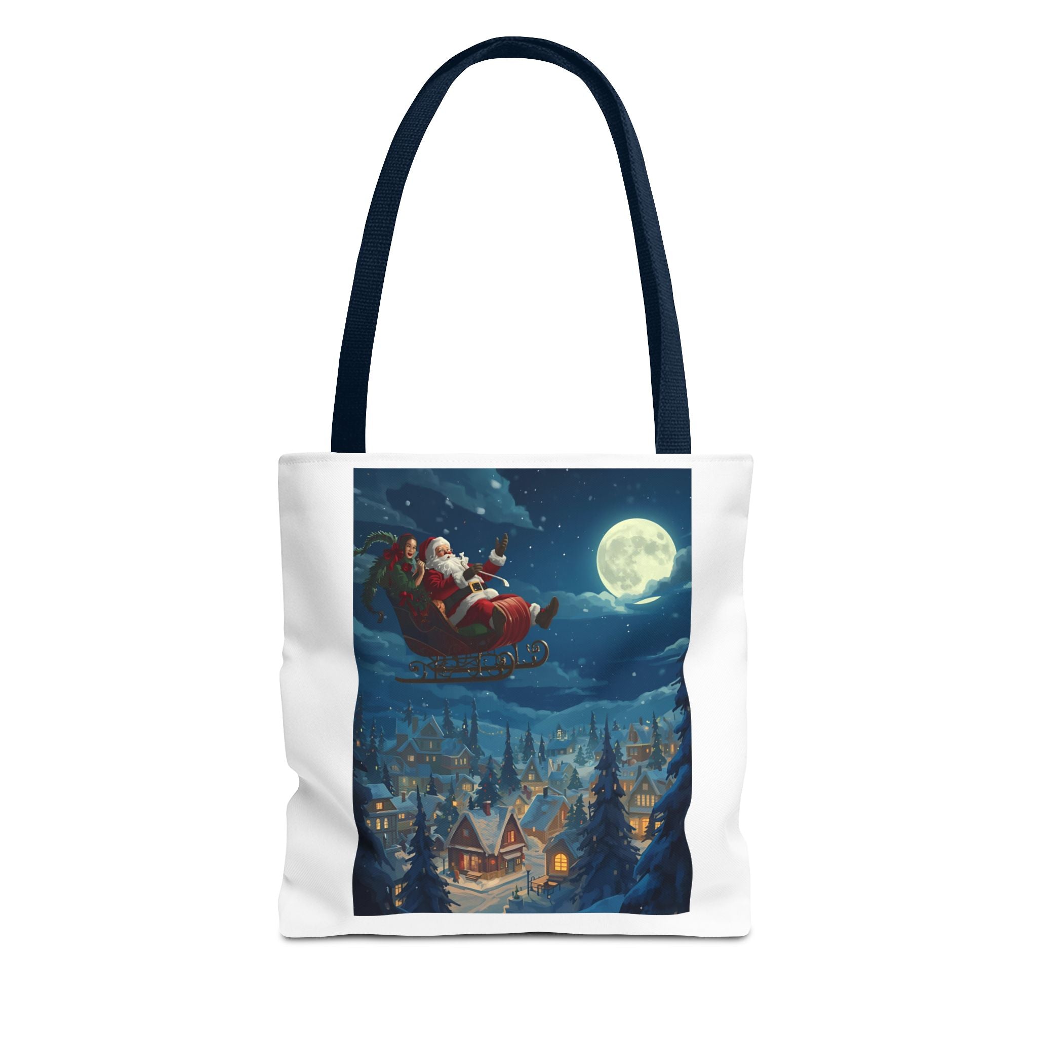 Christmas Santa Sleigh Tote Bag (AOP)