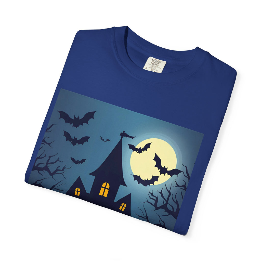 Haunted House Graphic T-Shirt | Halloween Tee, Unisex Shirt, Spooky Top, Fall Apparel, Gift for Halloween Lovers