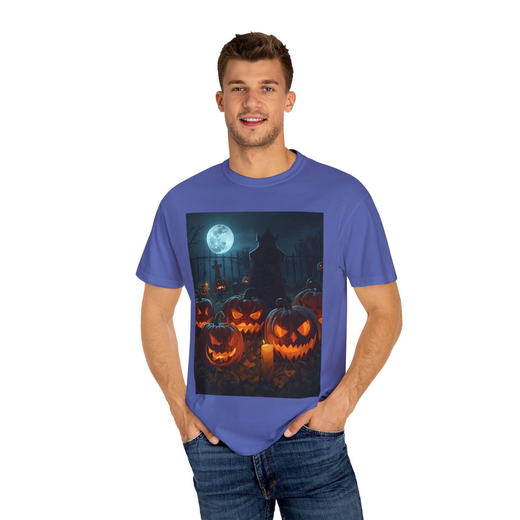 Halloween Pumpkin Unisex T-Shirt, Spooky Shirt, Fall Apparel, Halloween Costume, Casual Wear, Party Shirt