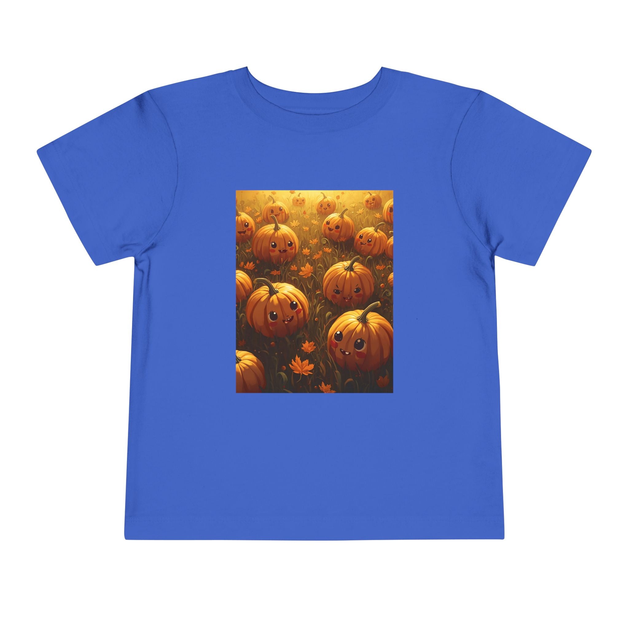 Pumpkin Halloween Toddler Tee - Cute Halloween Shirt, Fall Outfit, Pumpkin Lovers Gift, Kids Halloween Apparel, Toddler Party Tee