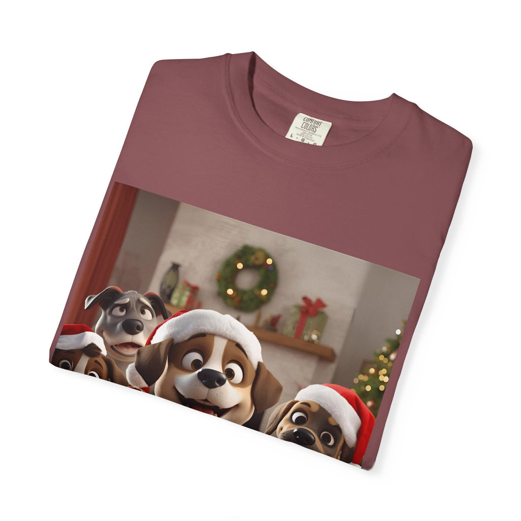 Cute Christmas Festive Dog Holiday T-Shirt | Pet Lover Gift, Christmas Shirt, Unisex Casual Tee, Cute Animal Apparel, Holiday Spirit Outfit