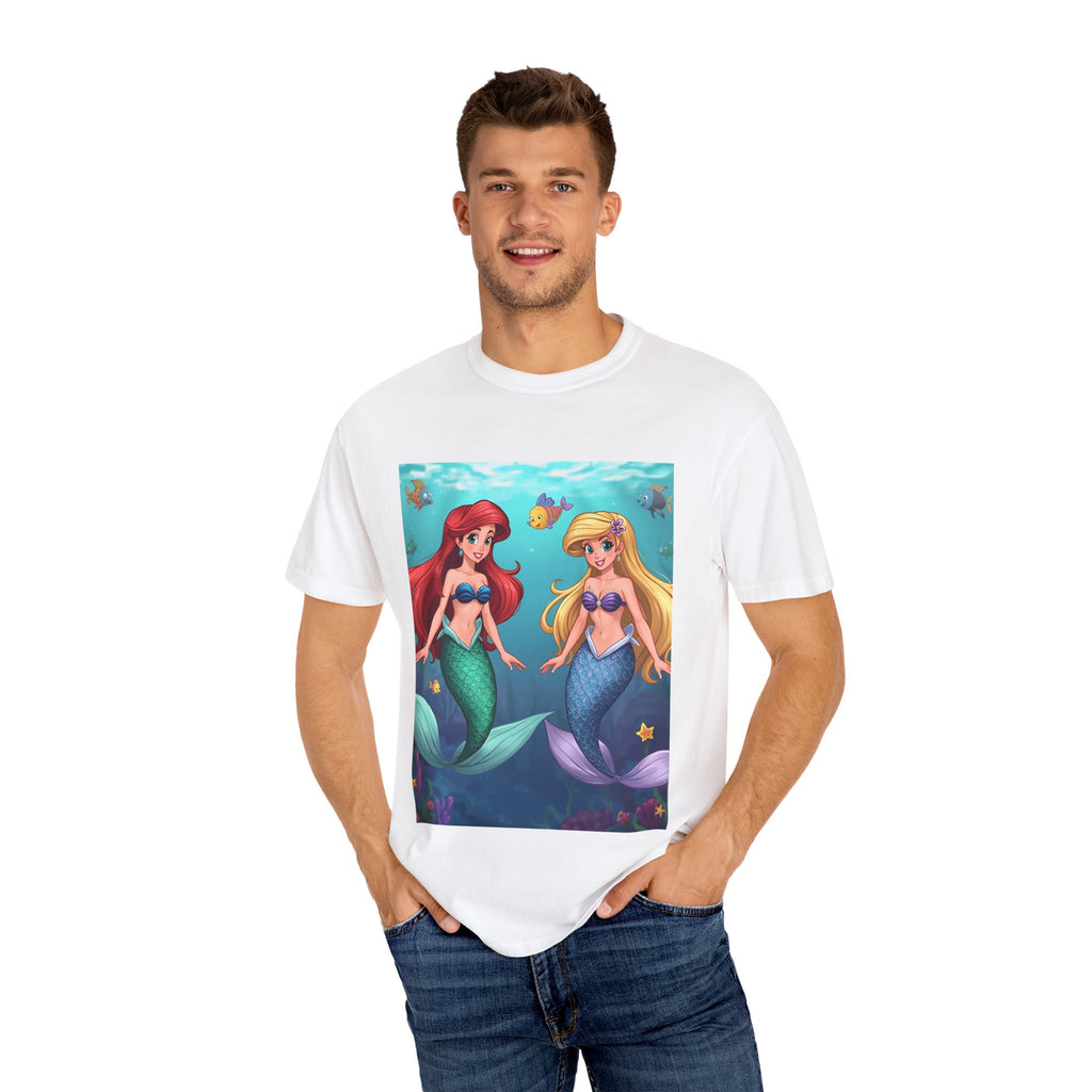 Mermaid Unisex Garment-Dyed T-shirt