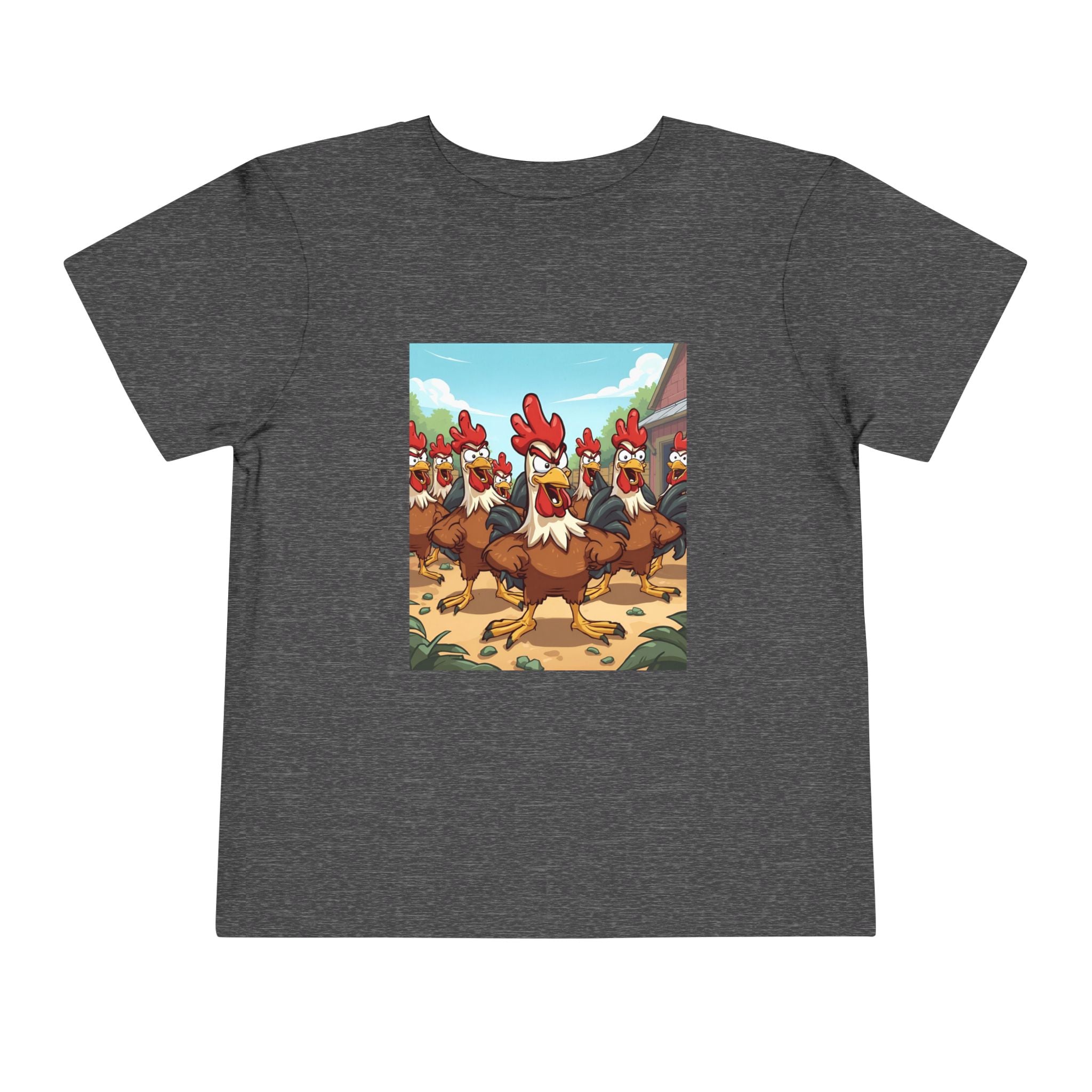 Chicken Funny Toddler Short Sleeve Tee