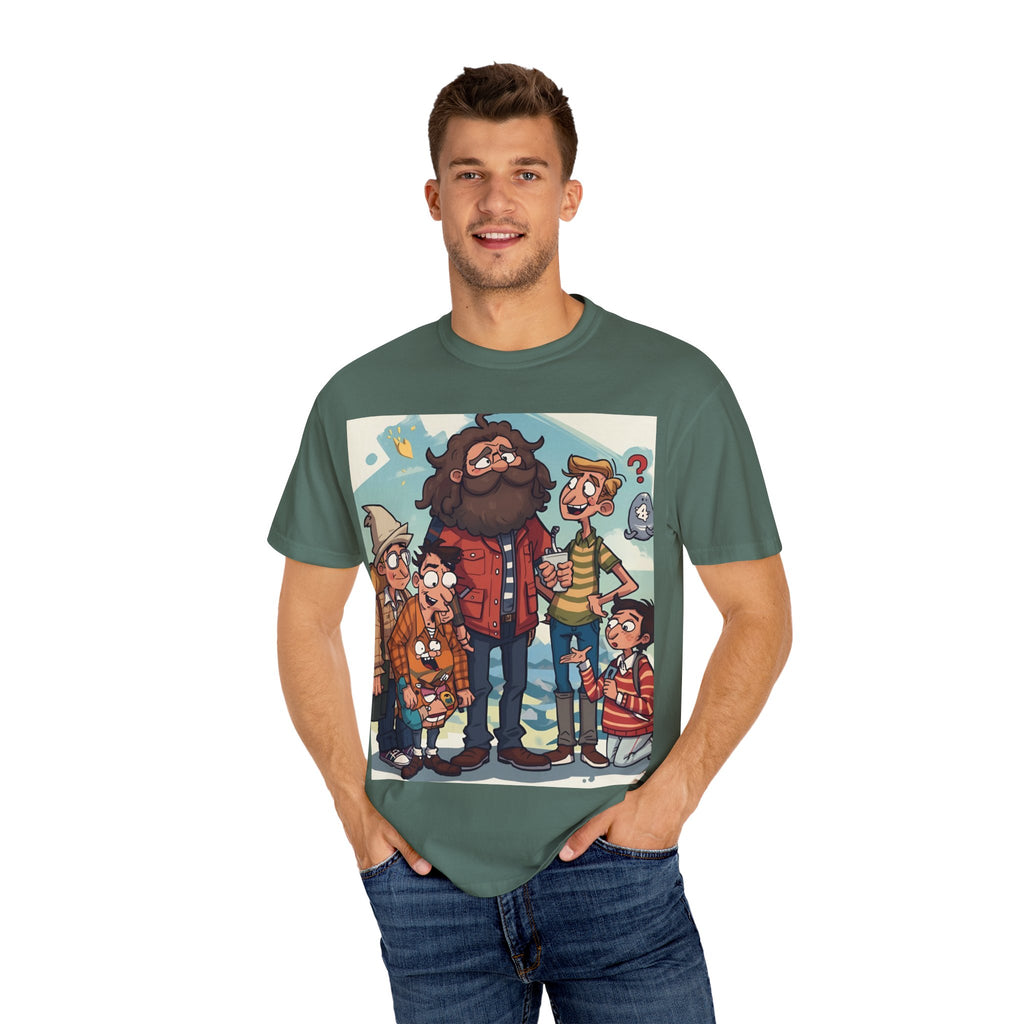 Charming Cartoon Graphic Tee, Fun Unisex T-shirt for Casual Wear, Unique Gift Ideas for Holidays, Family Gatherings, Cartoon Lovers, [...]