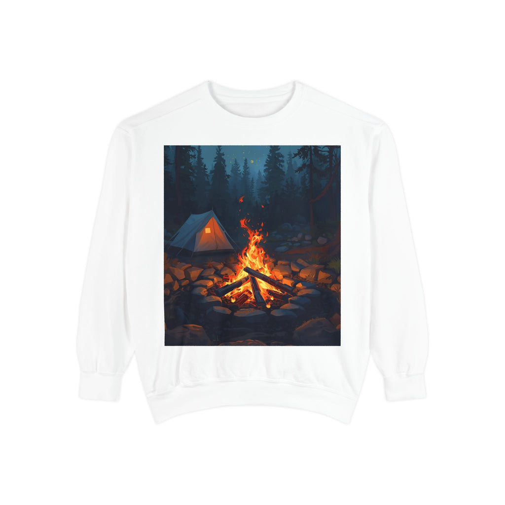 Cozy Campfire Unisex Garment-Dyed Sweatshirt