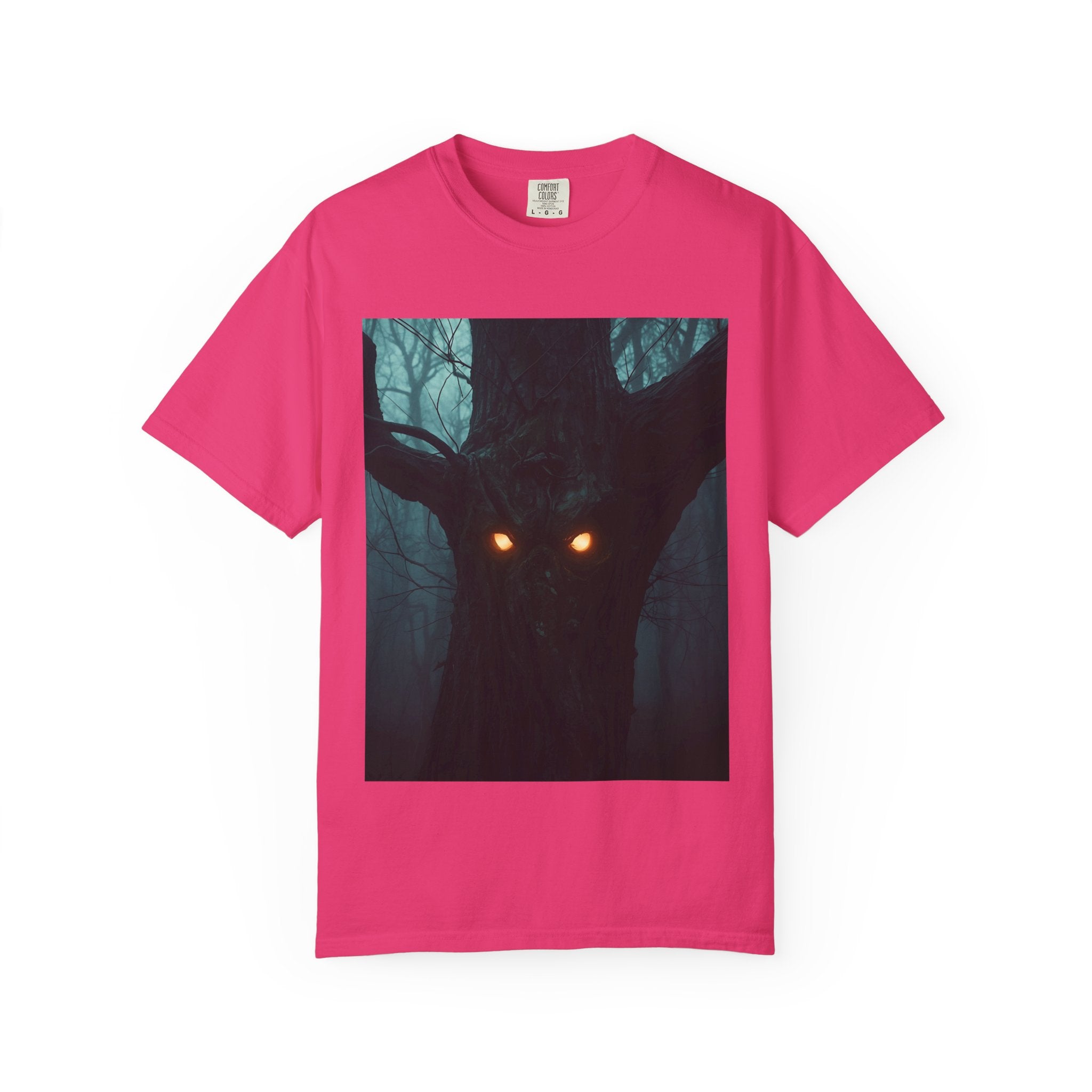 Spooky Mysterious Forest Creature T-Shirt, Unisex Shirt, Nature Lover Gift, Halloween Apparel, Unique Graphic Tee