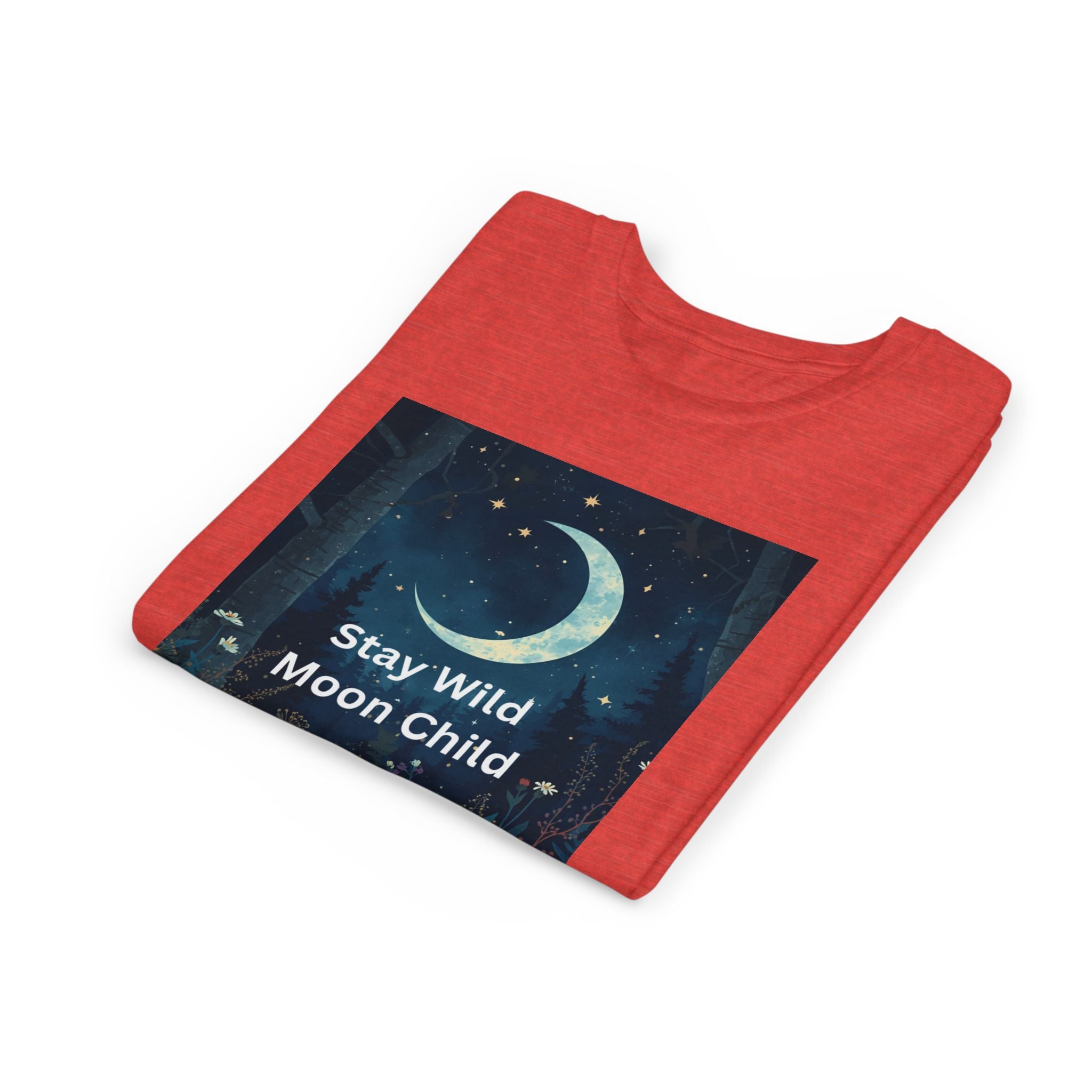 Stay Wild Moon Child Youth Tee - Adventure Tee, Nature Inspired Shirt, Cute Kids Clothing, Gift for Young Explorers, Eco-Friendly Tee