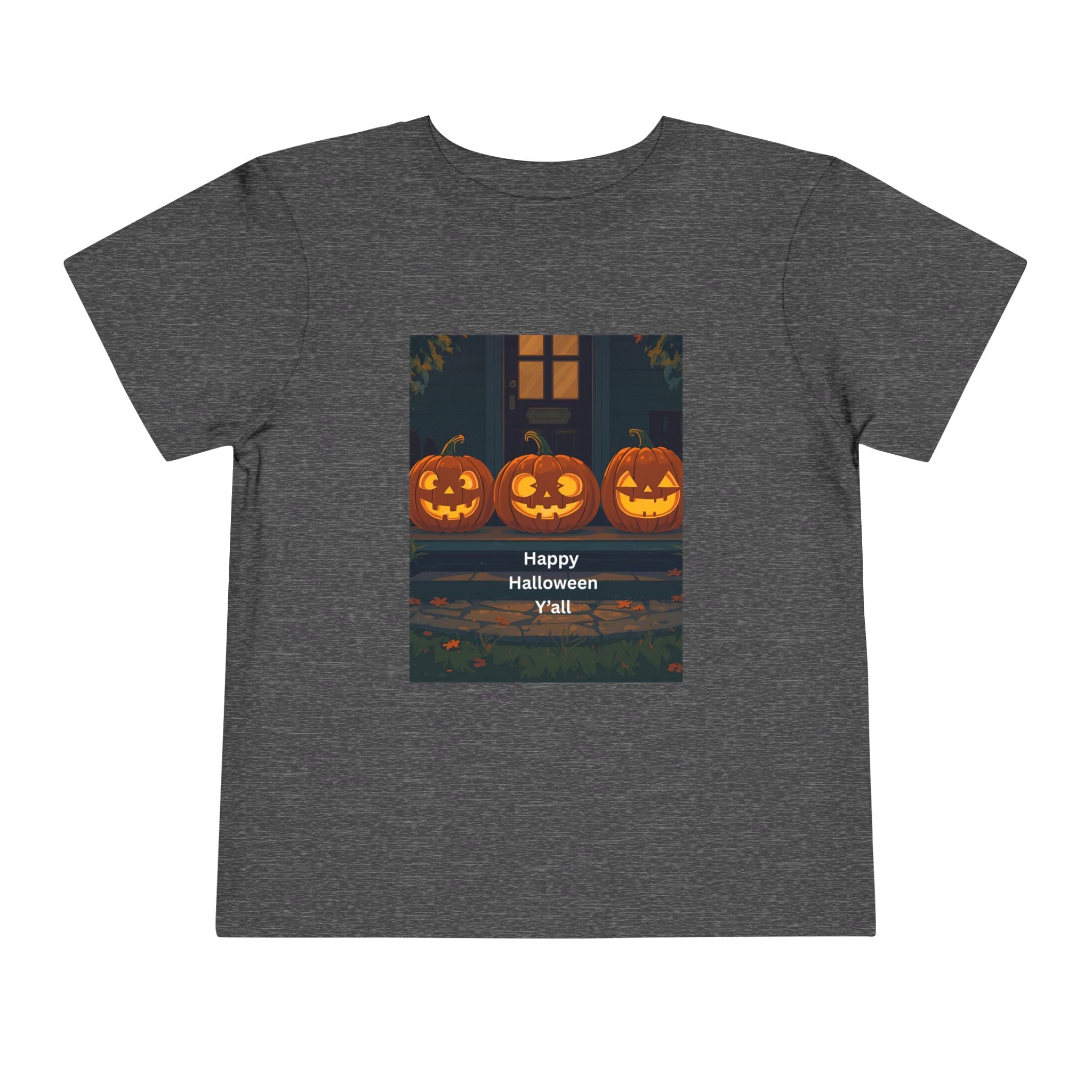 Spooky Pumpkin Toddler Short Sleeve Tee
