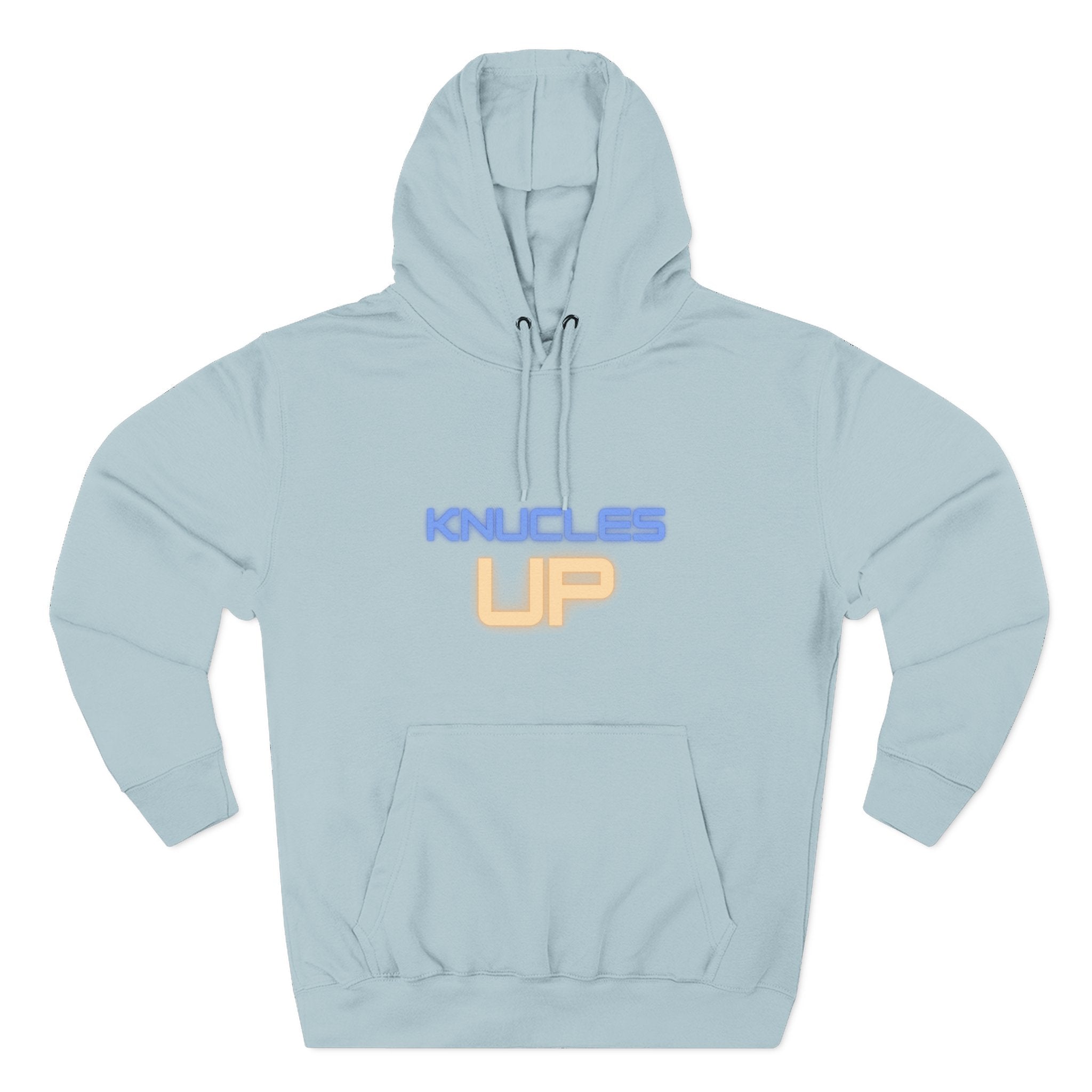 Knuckles Up Fleece Hoodie - Cozy Streetwear for Everyday Adventure, Gift for Him, Her, Cool Casual Attire, Relaxed Vibe