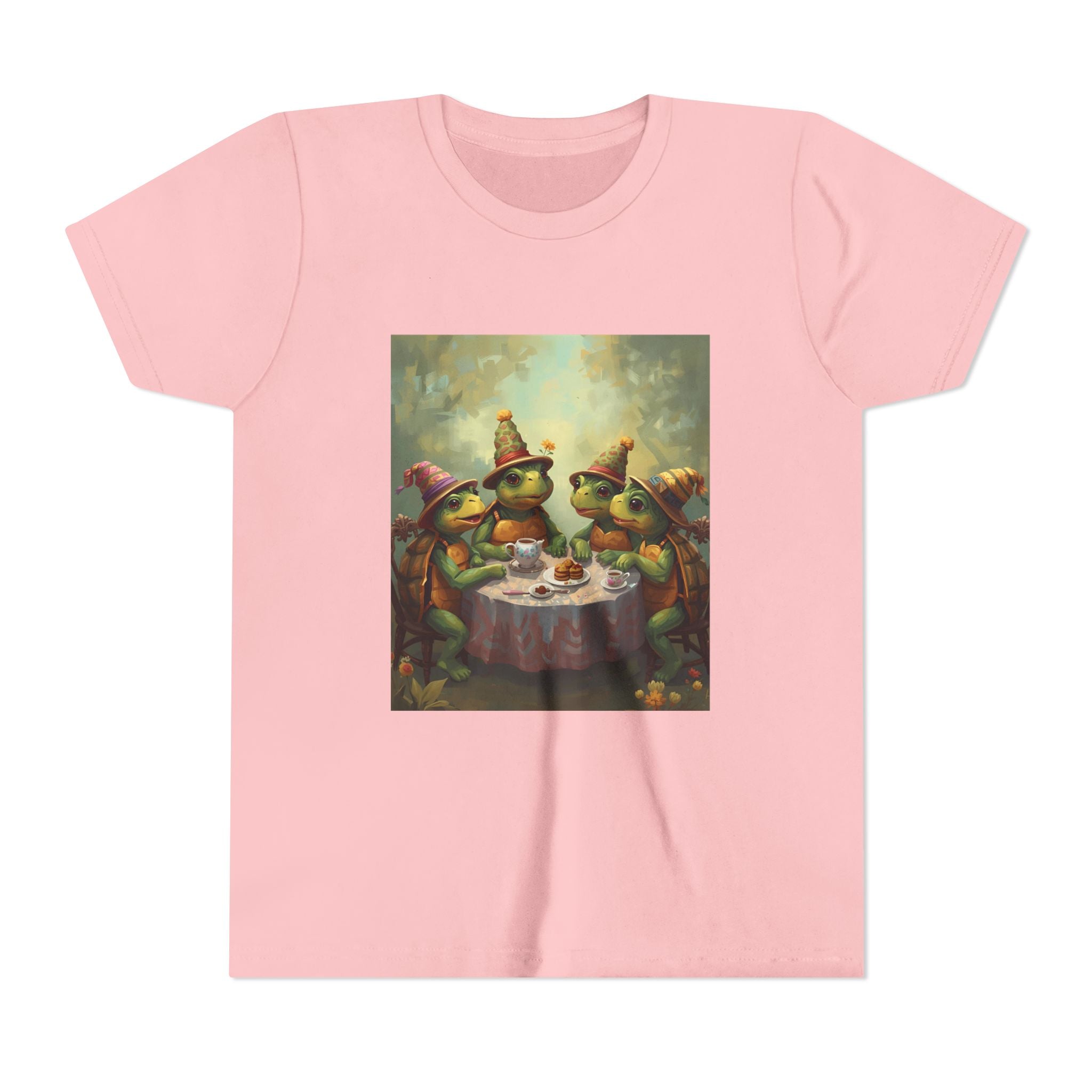 Whimsical Turtle Youth Short Sleeve Tee