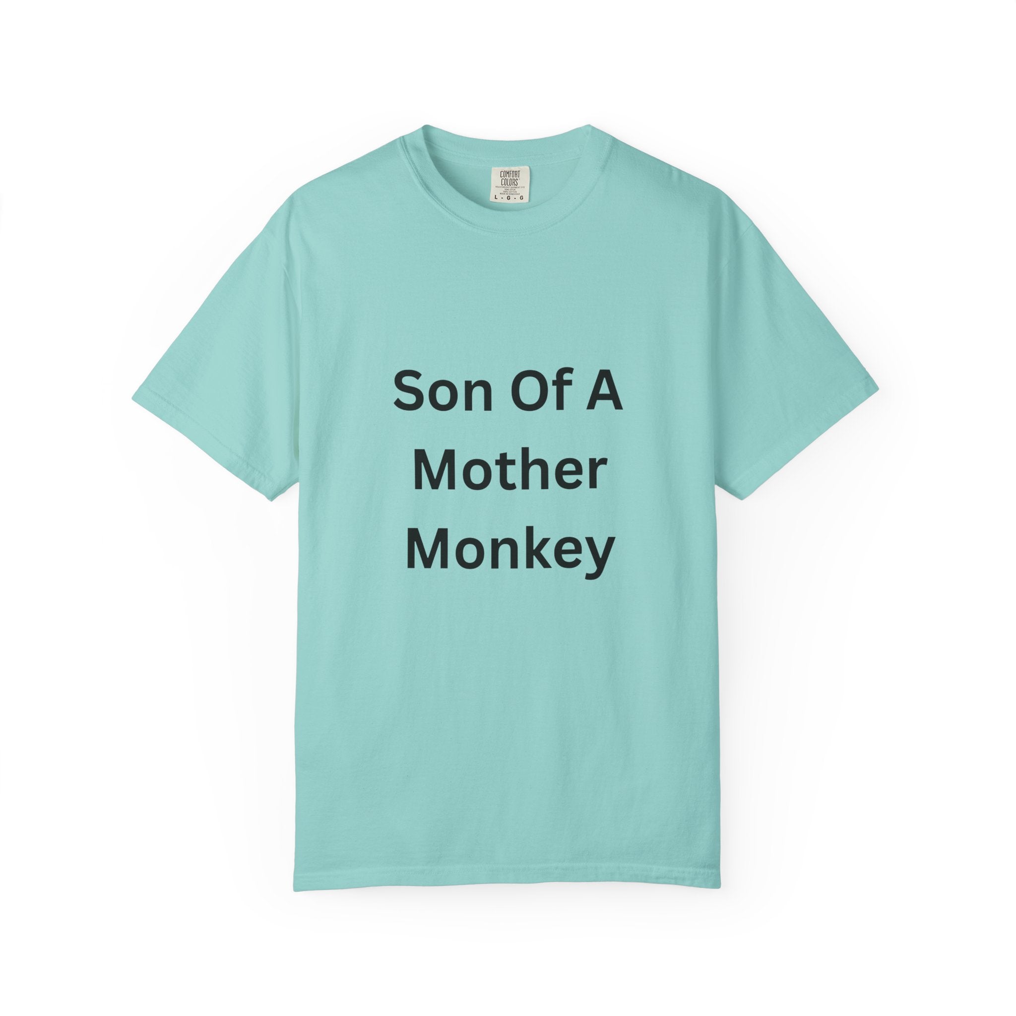 Unisex Humor T-shirt - "Son Of A Mother Monkey" - Funny Gift for Moms, Casual Wear, Birthday Gift, Eco-Friendly Tee, Unique Gift Idea