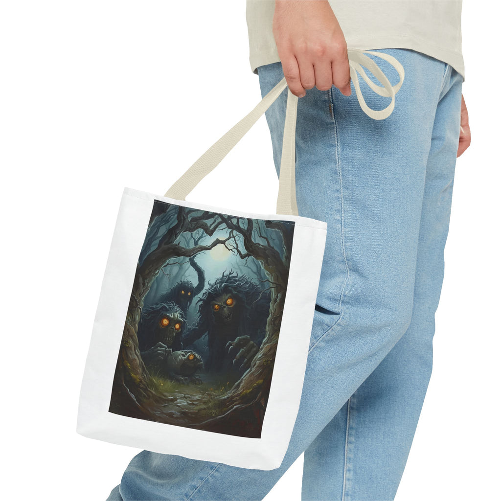 Spooky Forest Creatures Tote Bag (AOP)