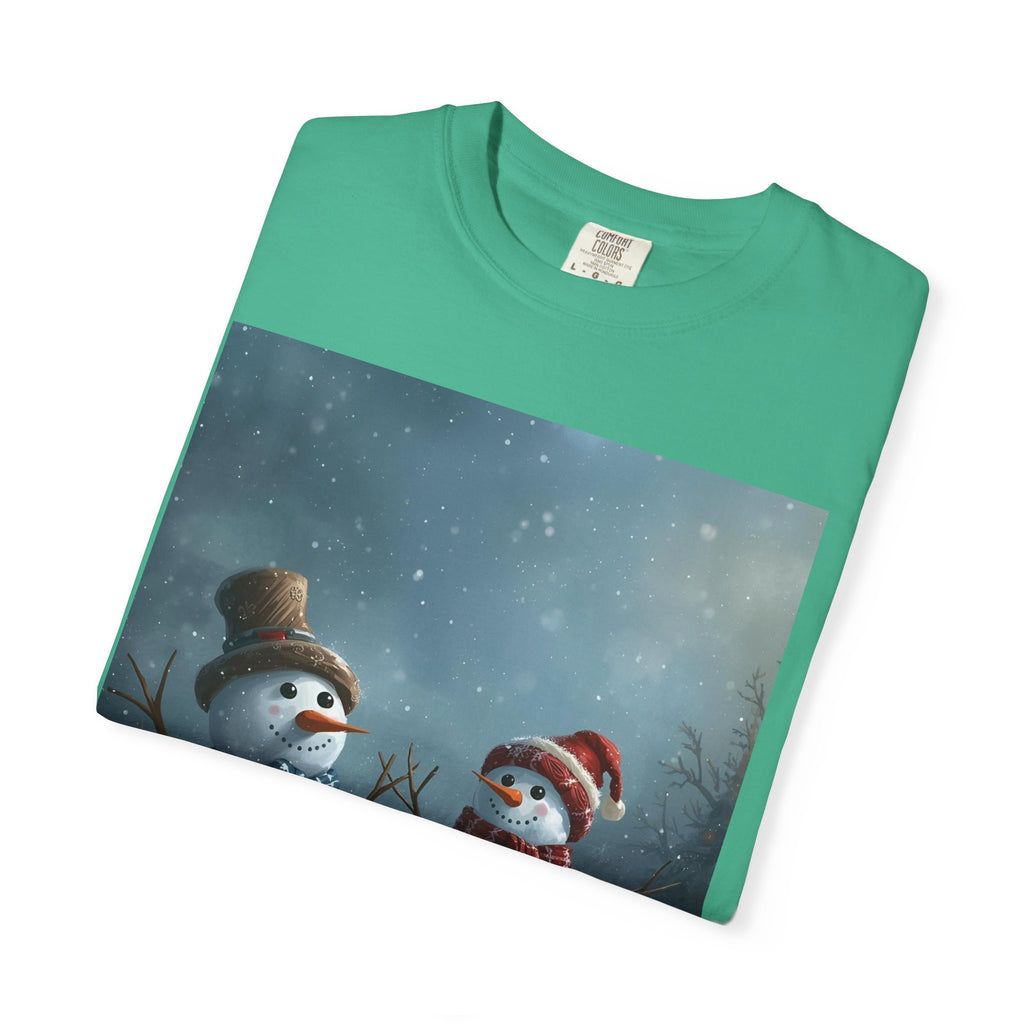 Christmas Winter Wonderland Snowman T-Shirt | Cozy Holiday Tee, Christmas Gift, Unisex Apparel, Seasonal Fashion, Winter Vibes