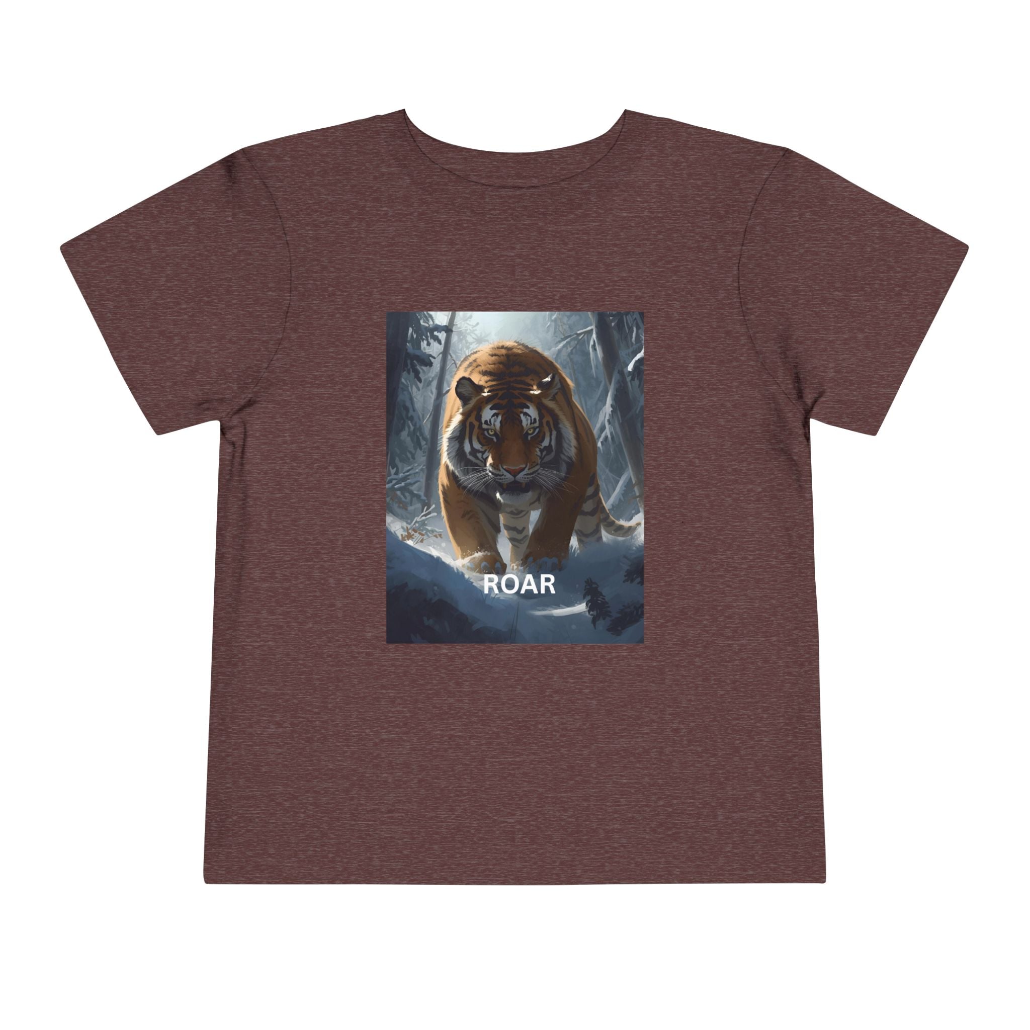 Tiger Roar Snow Toddler Short Sleeve Tee