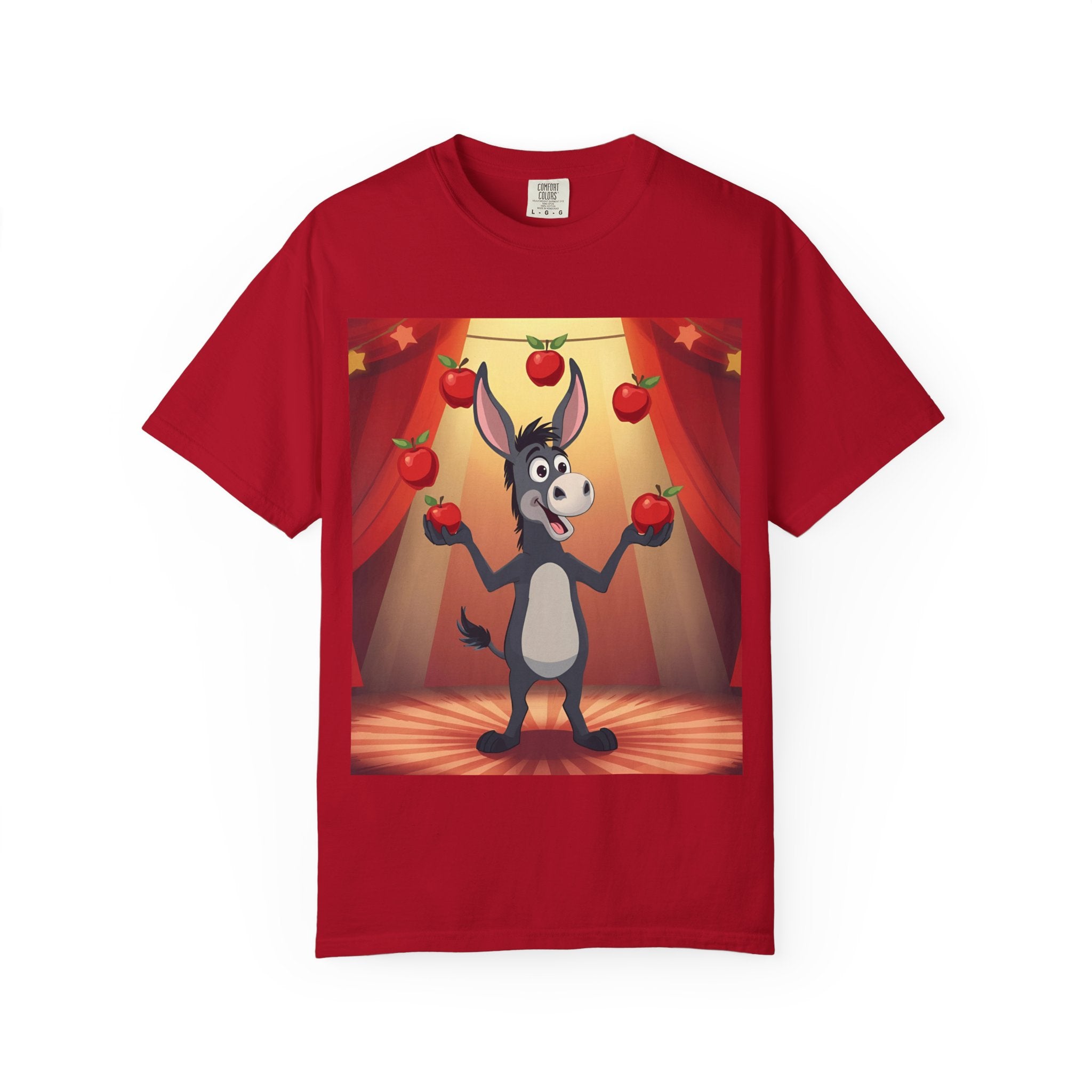 Donkey Cartoon T-Shirt for Fun Lovers, Perfect for Gifts, Casual Wear, Birthday Parties, Animal Theme, Unique Style