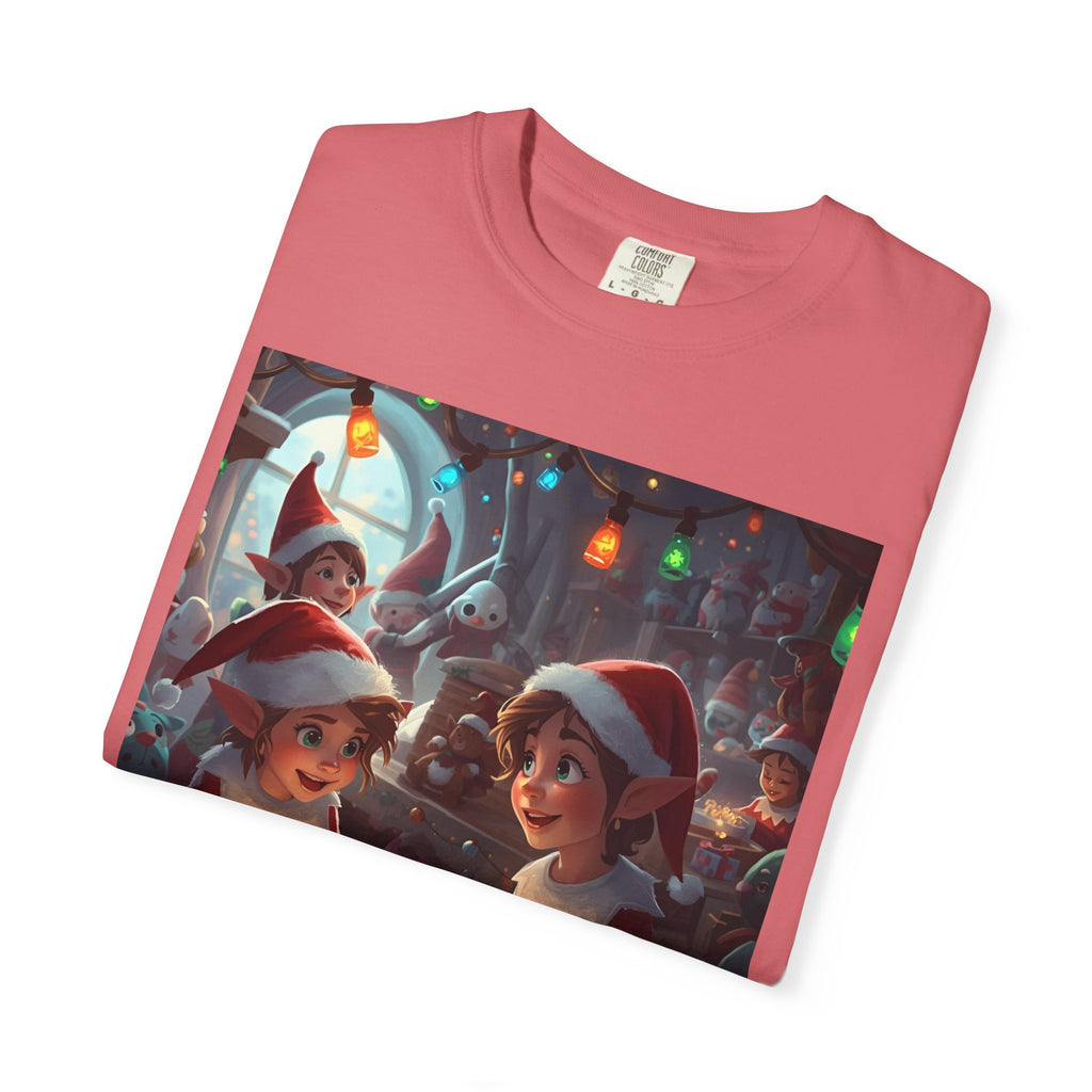 Christmas Elf T-shirt, Holiday Shirt, Unisex Tee, Festive Apparel, Gift for Her/Him, Family Matching Outfit