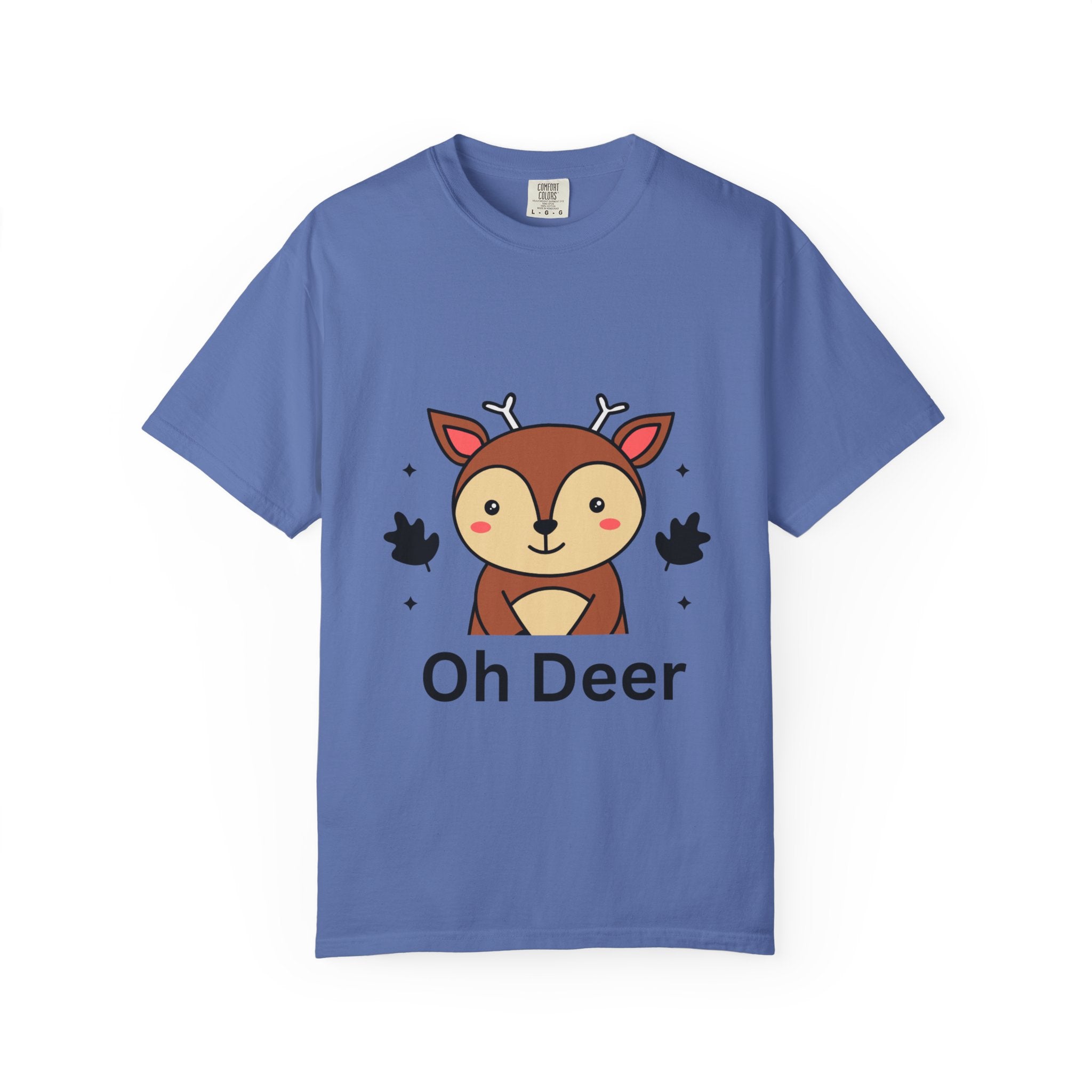 Cute Animal Graphic T-Shirt, Oh Deer Tee, Gift for Animal Lovers, Funny Shirt for Family, Casual Wear, Unisex Fashion