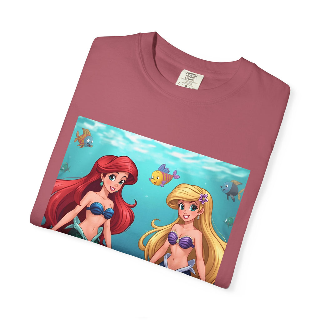 Mermaid Unisex Garment-Dyed T-shirt