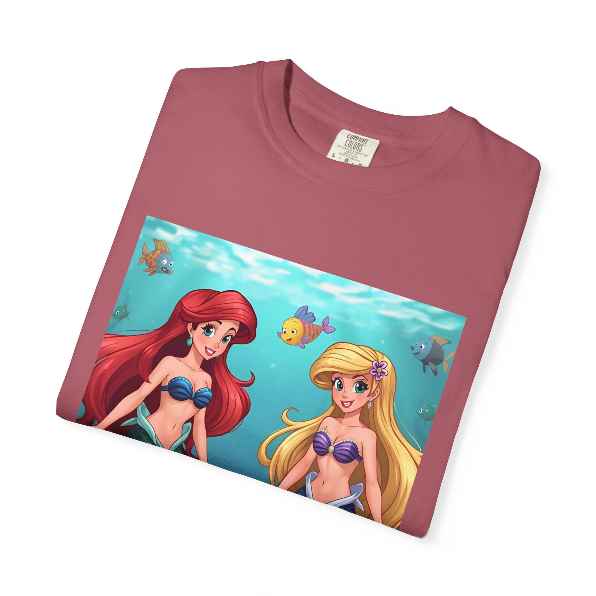 Mermaid Unisex Garment-Dyed T-shirt