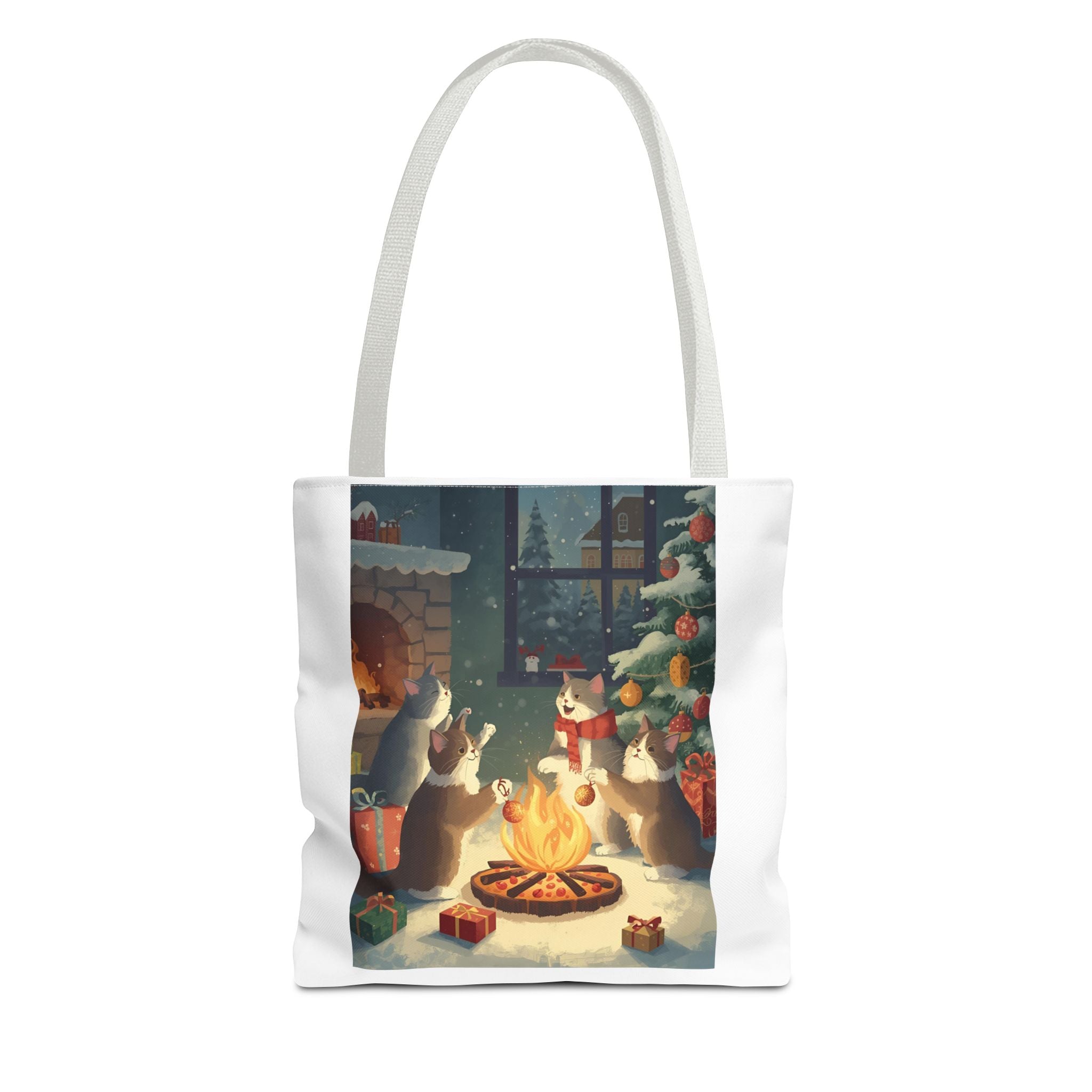 Cute Cats Christmas Tote Bag (AOP)