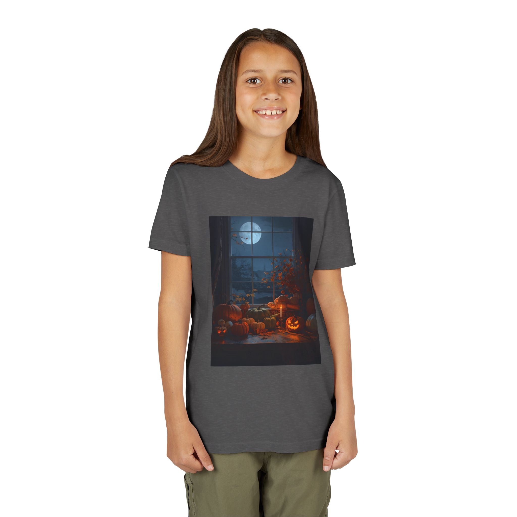 Halloween Pumpkin Youth Short Sleeve Tee