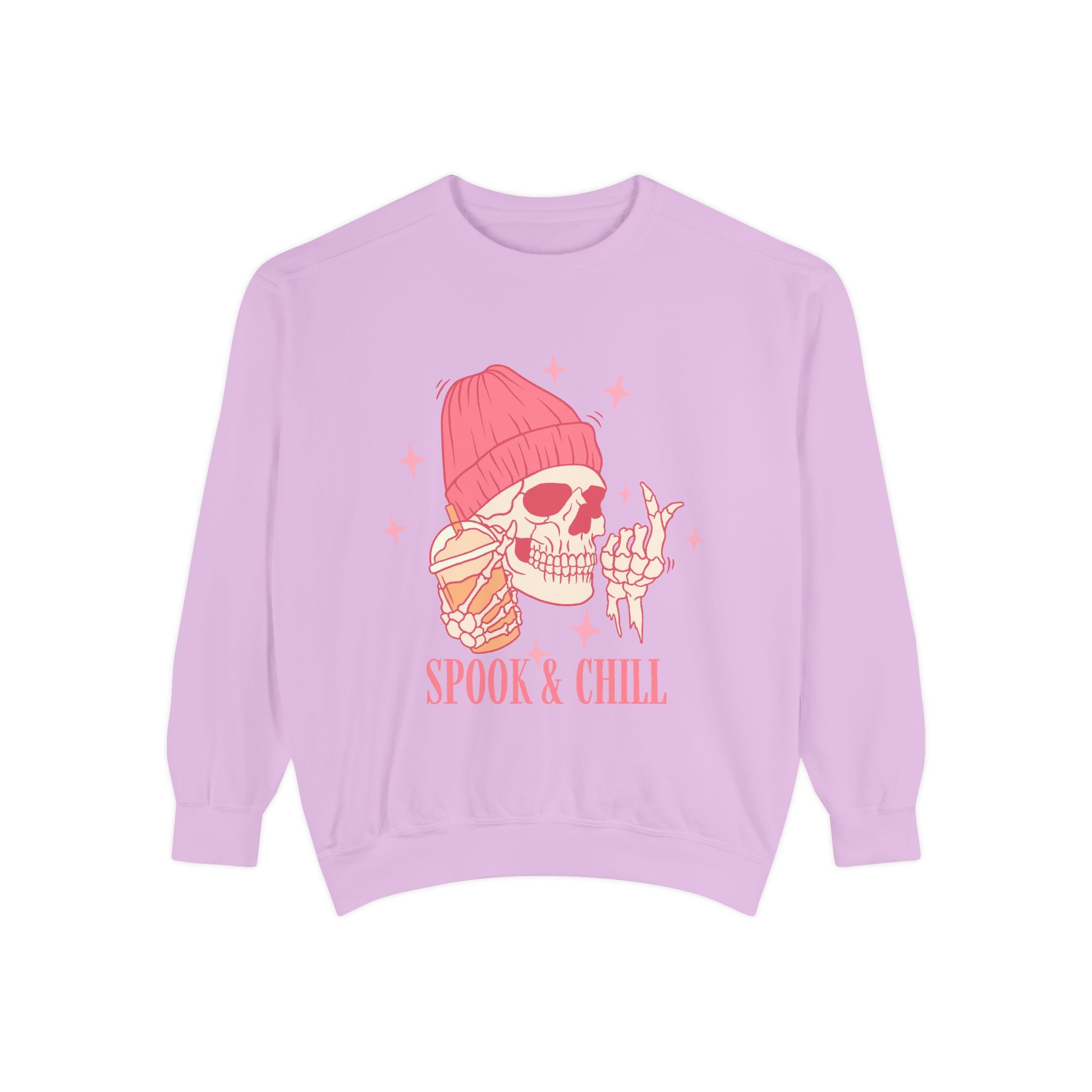 Spook & Chill Unisex Garment-Dyed Sweatshirt