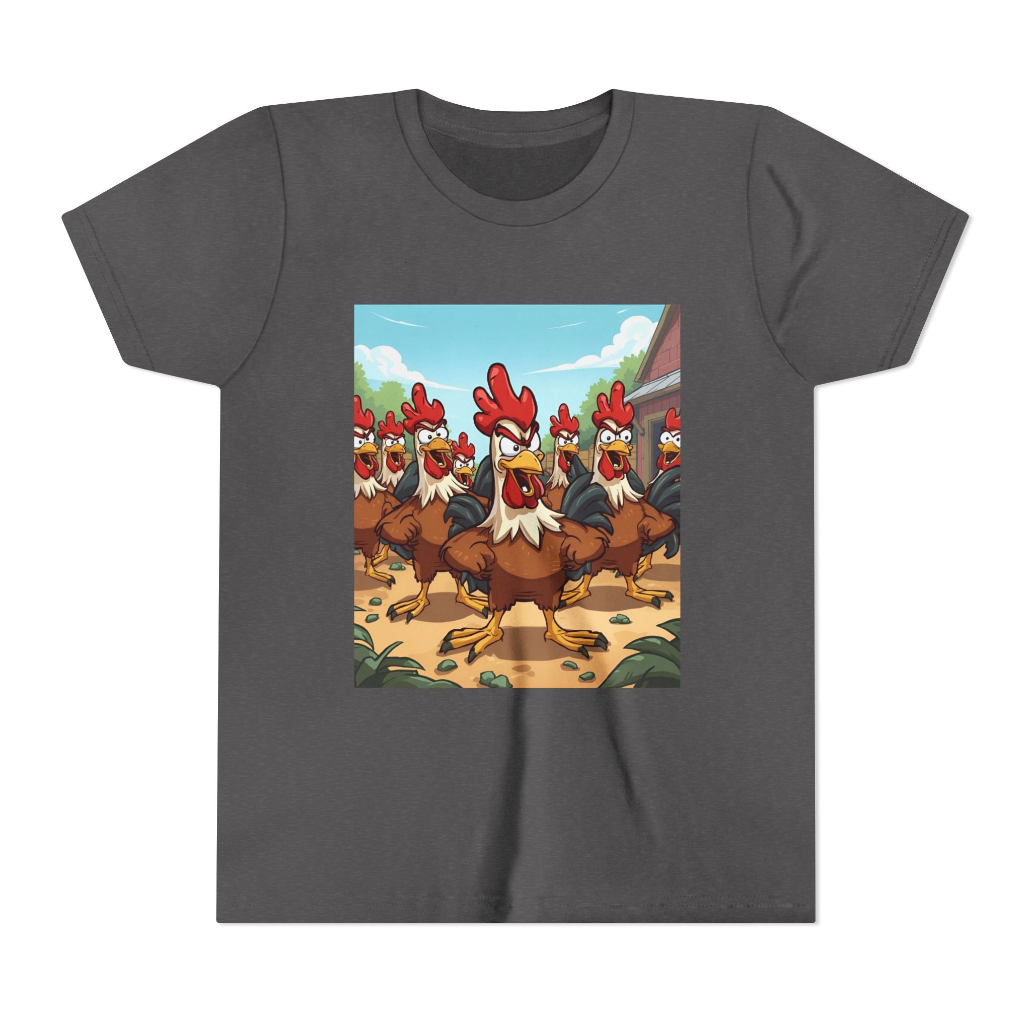 Chicken Funny Youth Short Sleeve Tee