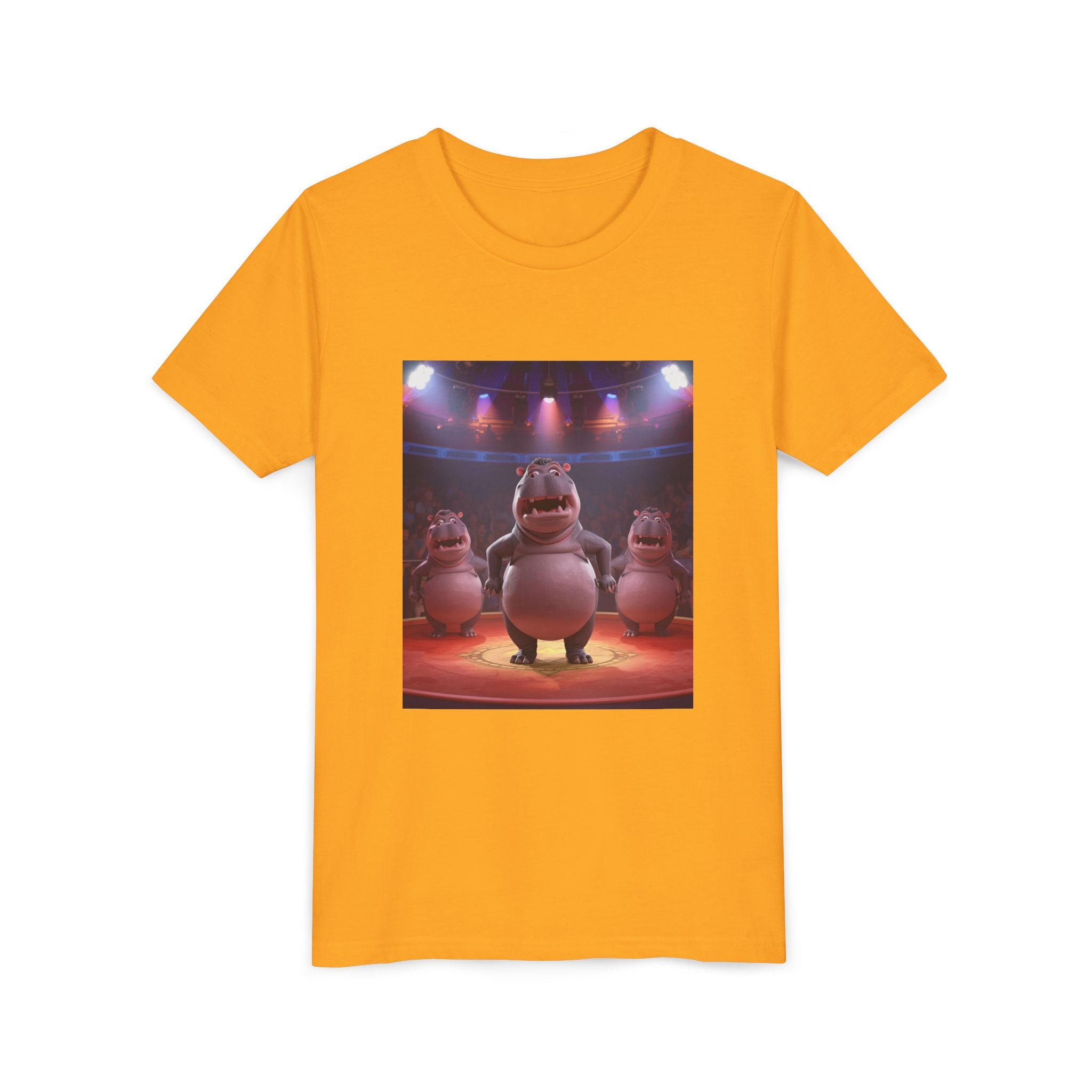 Hippo Funny Youth Short Sleeve Tee