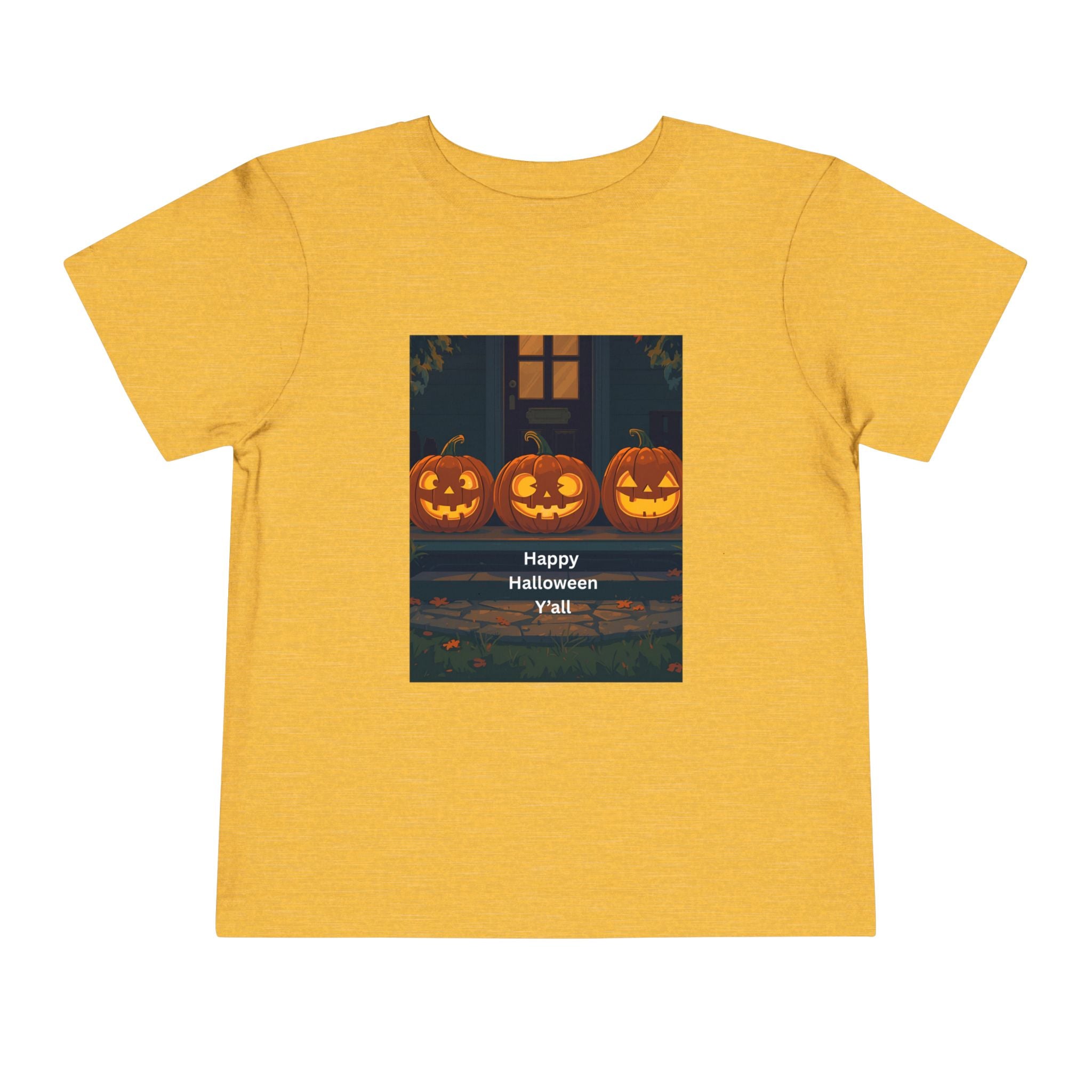 Spooky Pumpkin Toddler Short Sleeve Tee
