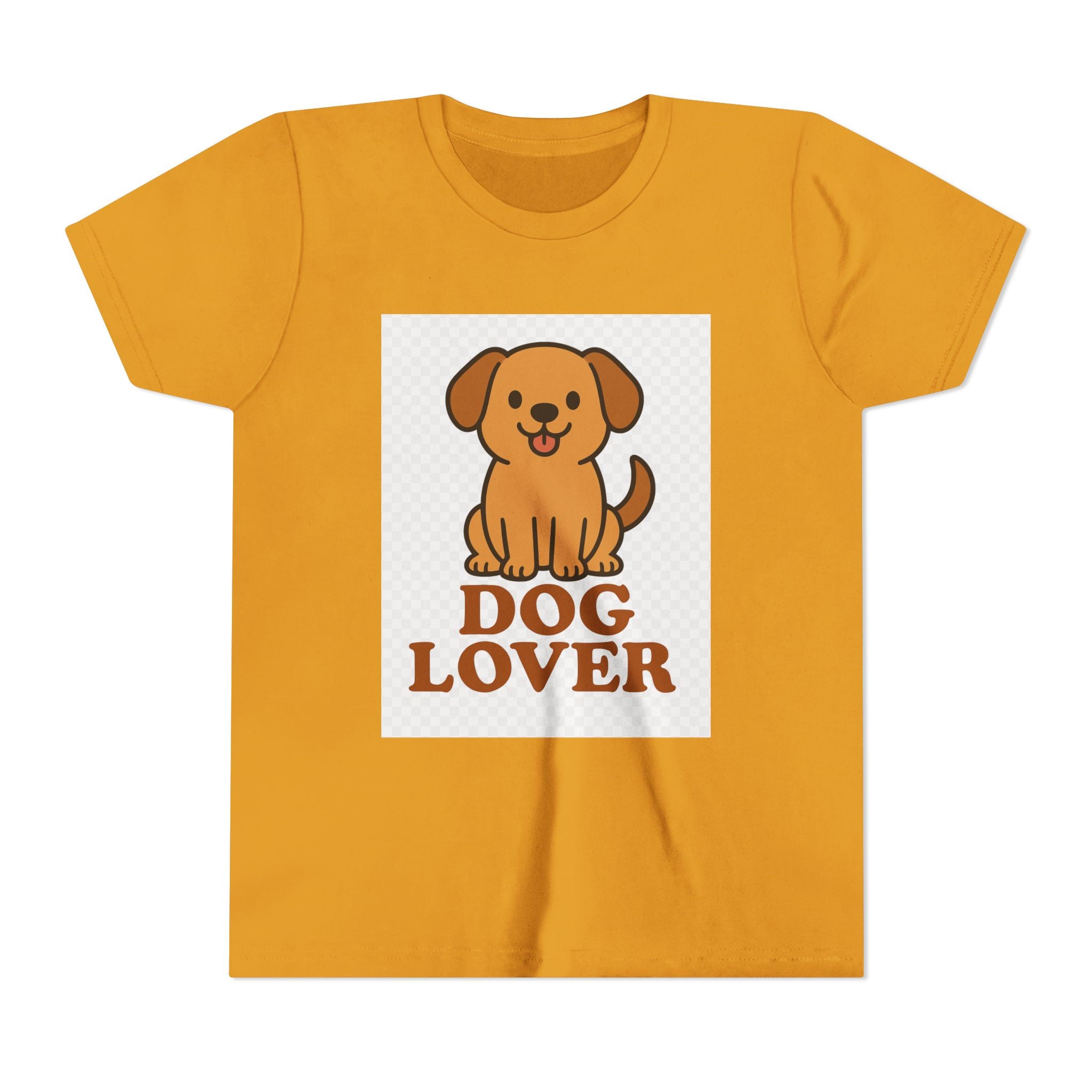 Cute Dog Lover Youth T-Shirt, Pet Lover Gift, Animal Tee, Kids Dog Shirt, Birthday Present for Kids, Fun Youth Apparel