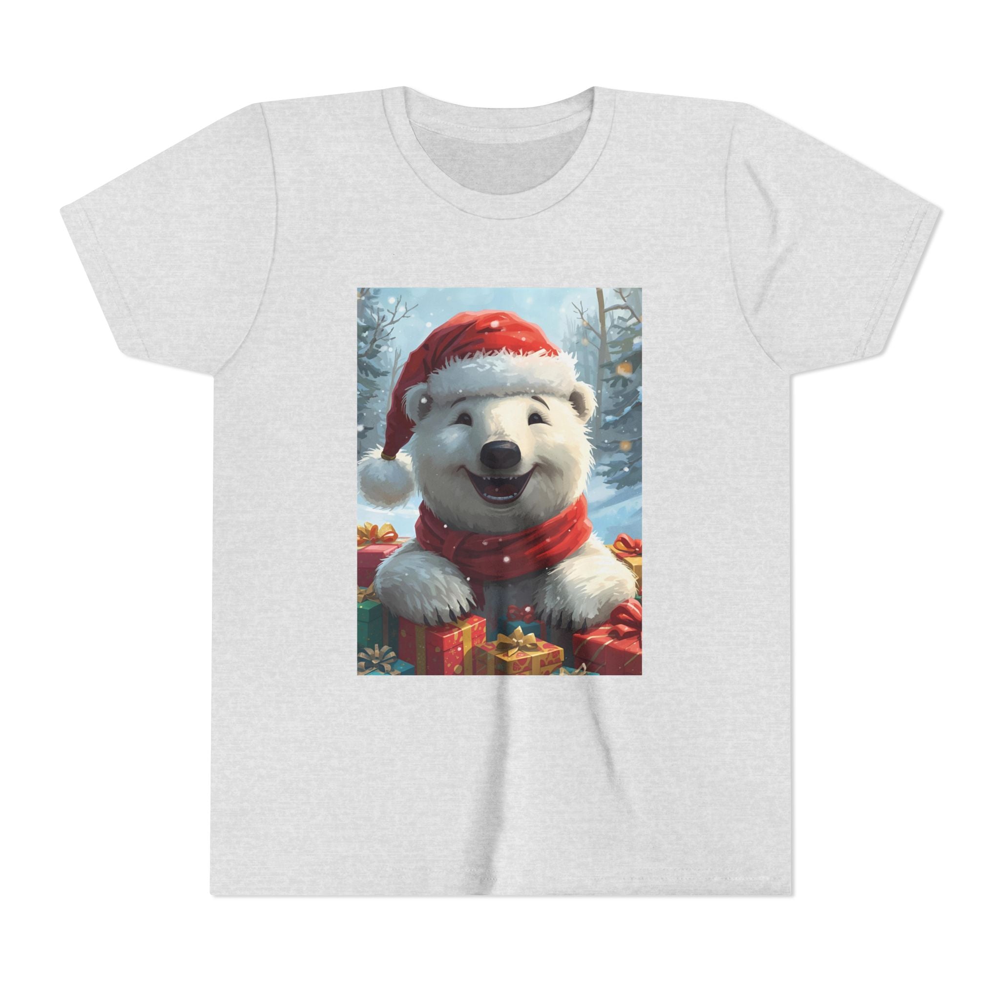Christmas Bear Youth Short Sleeve Tee