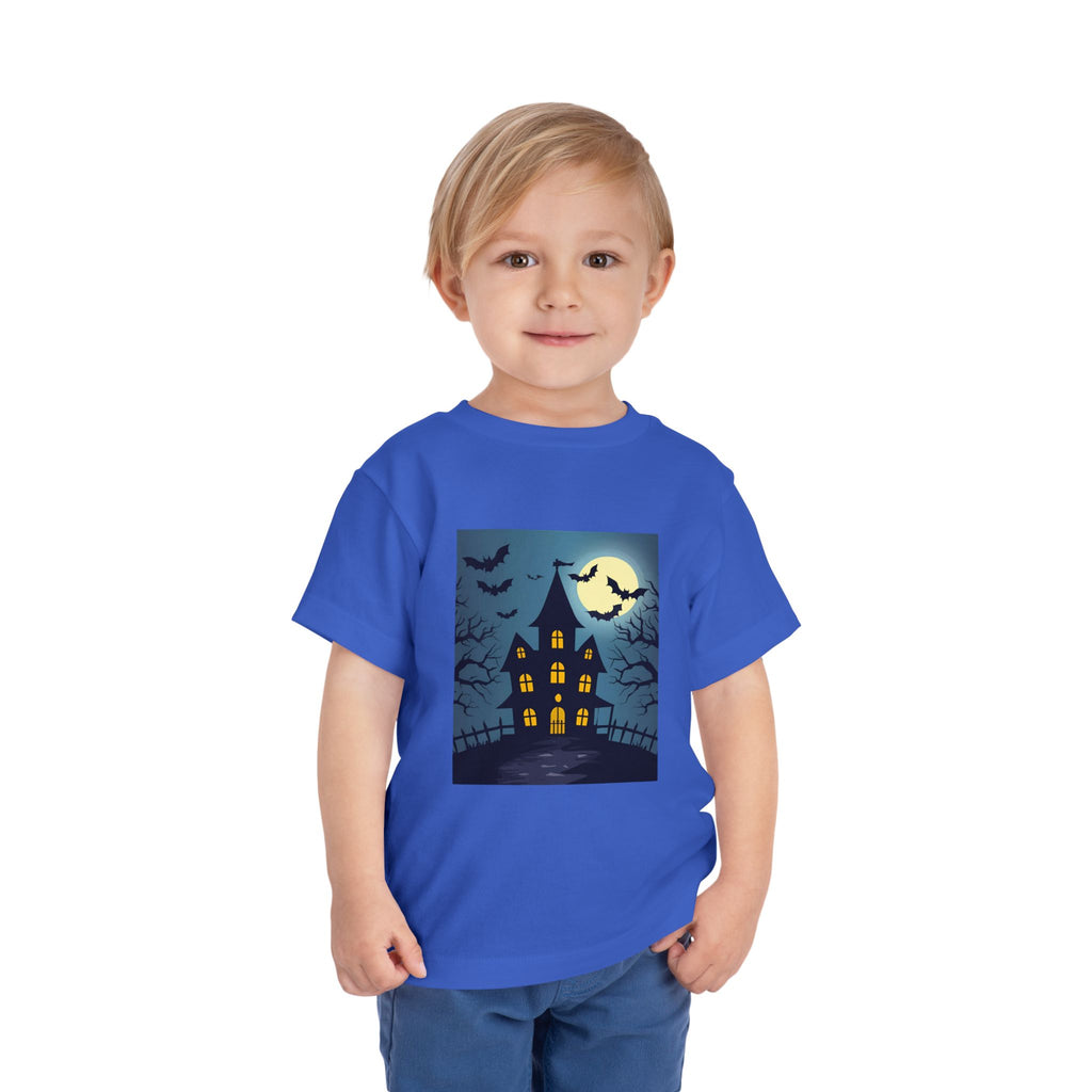 Toddler Halloween T-Shirt, Spooky Haunted House Tee, Kids Halloween Costume, Toddler Witch Shirt, Halloween Party Outfit