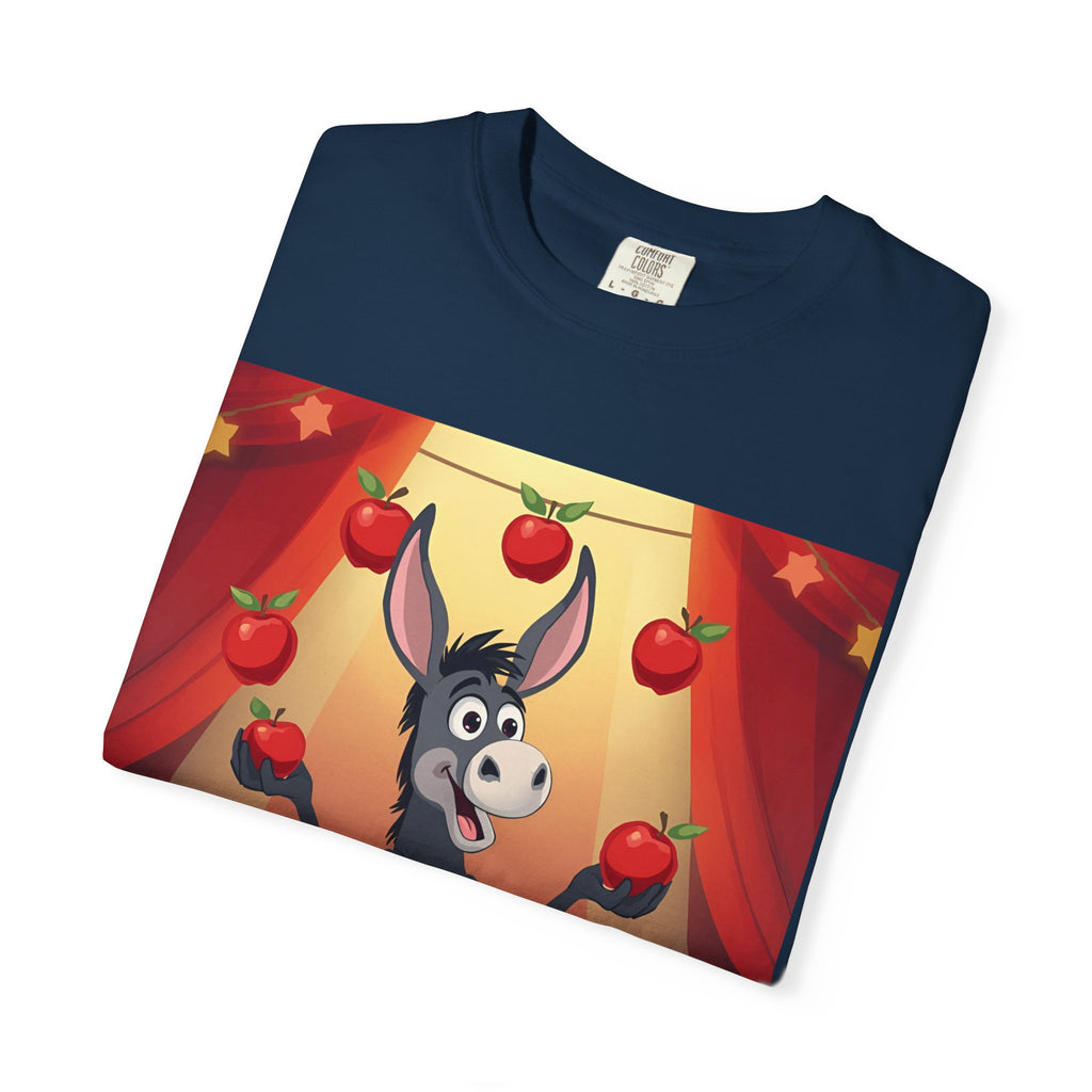 Donkey Cartoon T-Shirt for Fun Lovers, Perfect for Gifts, Casual Wear, Birthday Parties, Animal Theme, Unique Style