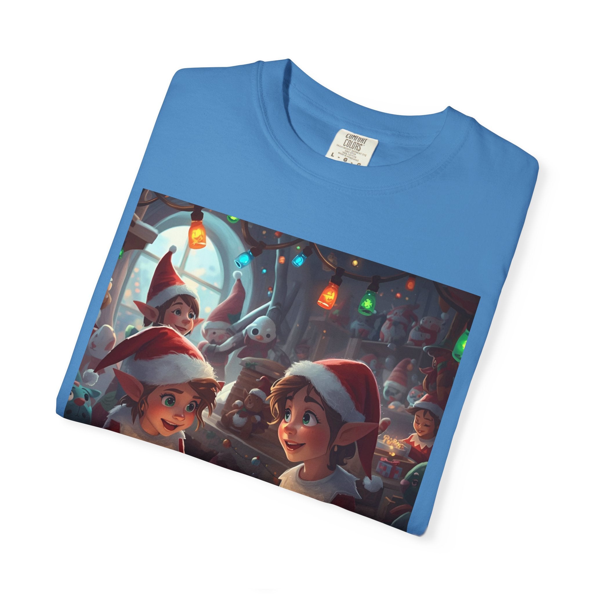 Christmas Elf T-shirt, Holiday Shirt, Unisex Tee, Festive Apparel, Gift for Her/Him, Family Matching Outfit