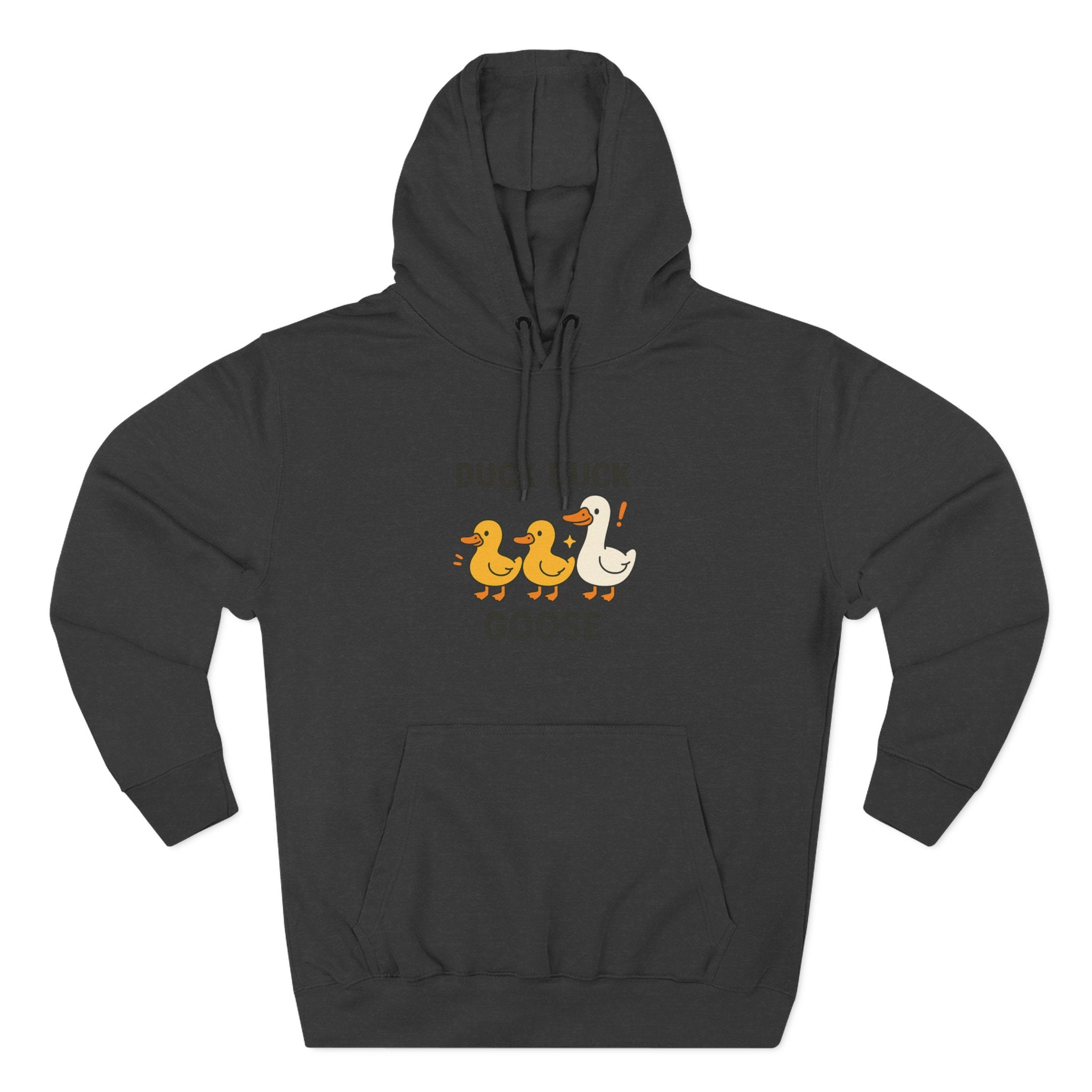 Cute Duck Duck Goose Hoodie, Funny Fleece Sweatshirt, Gift for Kids and Adults, Perfect for Fall and Casual Wear