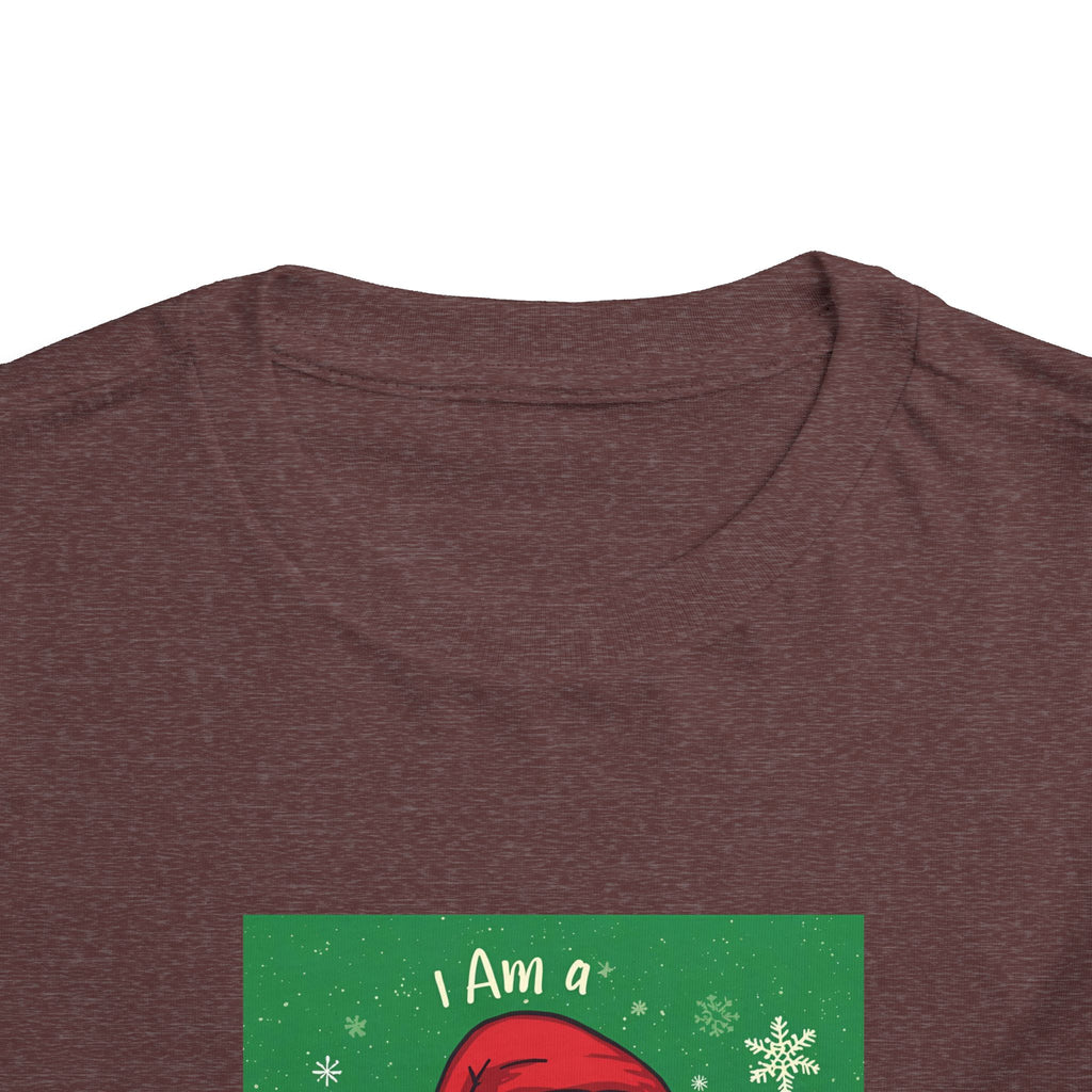 I Am A Christmas Baby Toddler Short Sleeve Tee